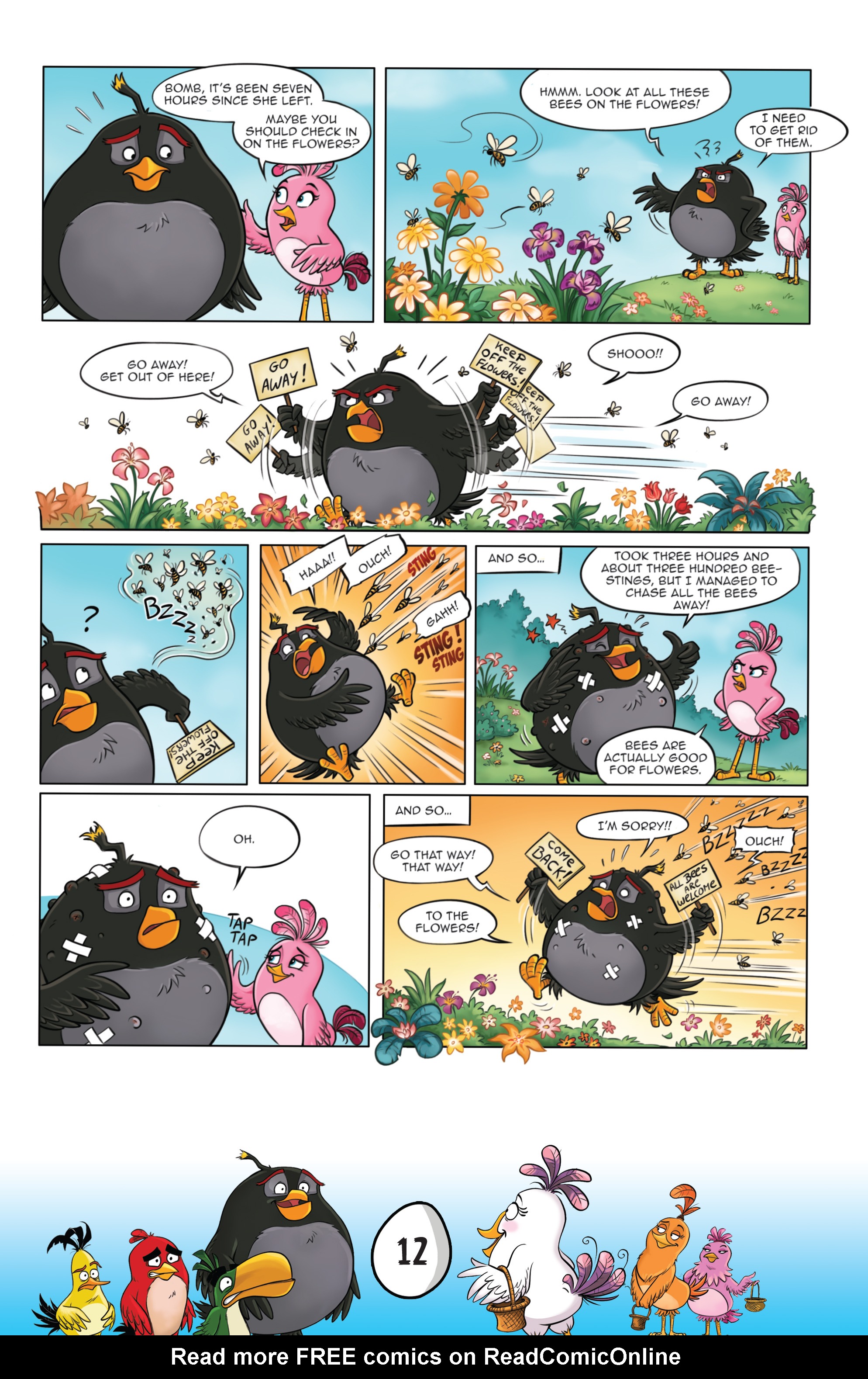 Read online Angry Birds: Flight School comic -  Issue #1 - 14