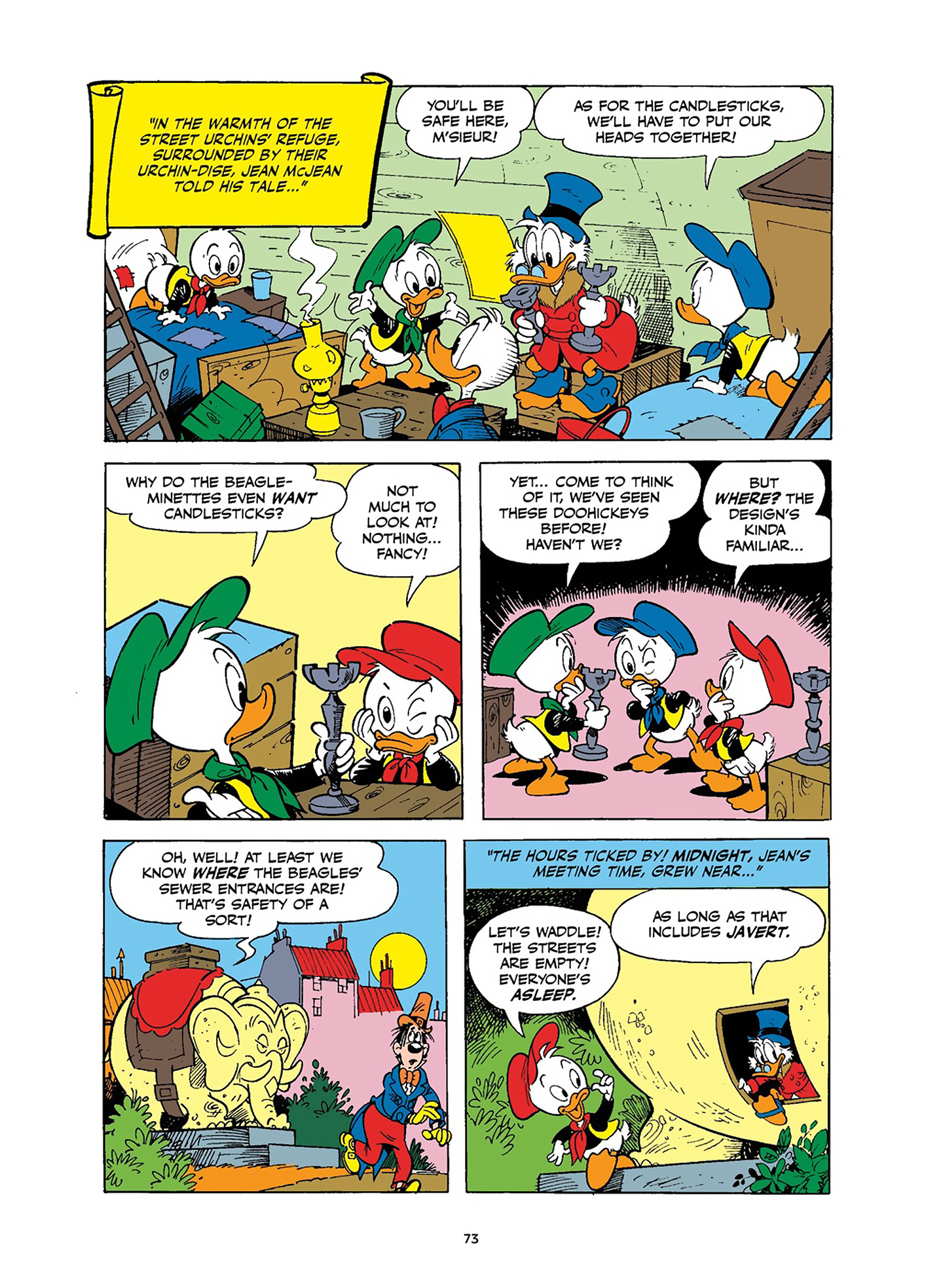 Read online Uncle Scrooge and Donald Duck in Les Misérables and War and Peace comic -  Issue # TPB (Part 1) - 74