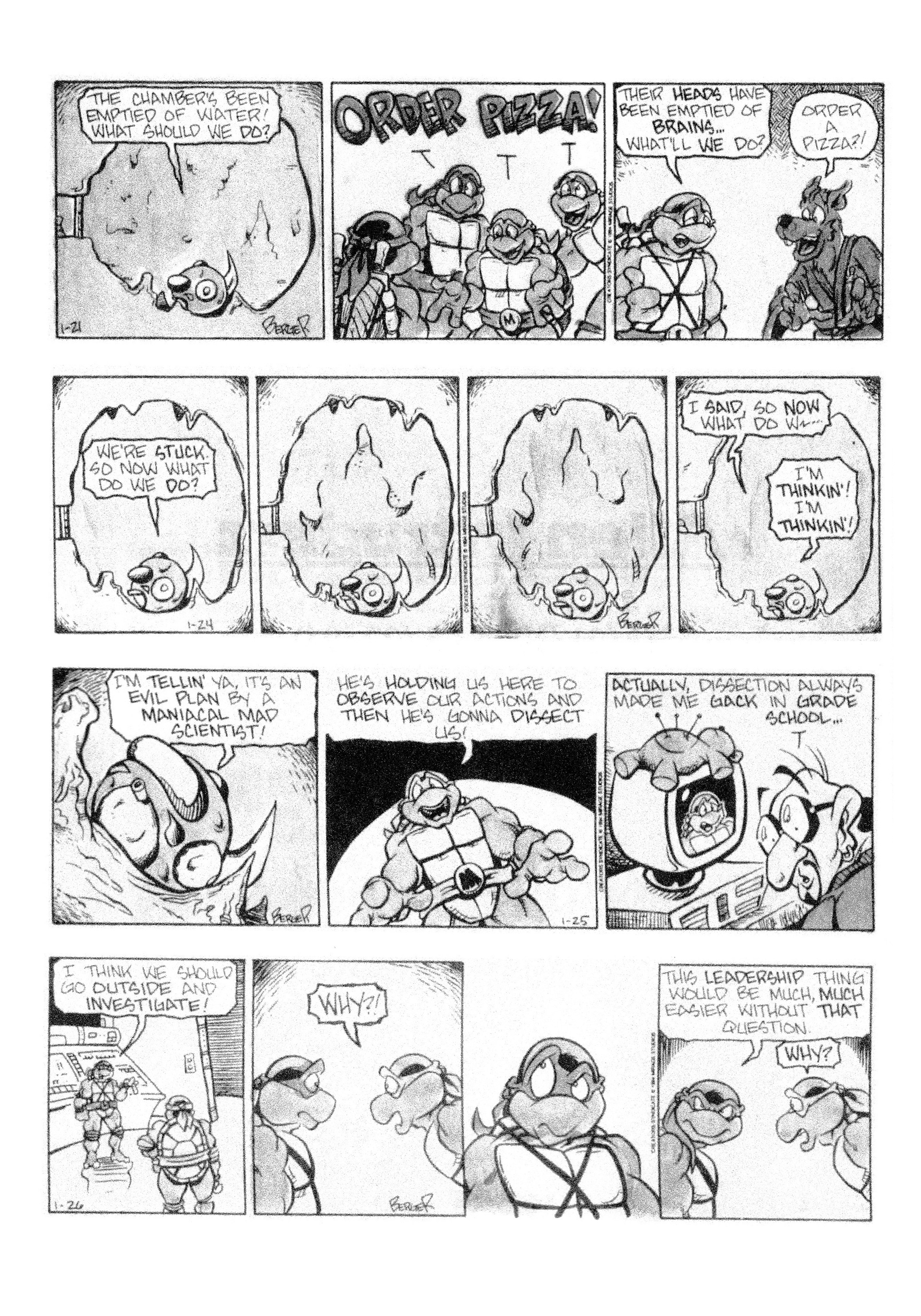 Read online Teenage Mutant Ninja Turtles: Complete Newspaper Daily Comic Strip Collection comic -  Issue # TPB 3 (Part 1) - 6
