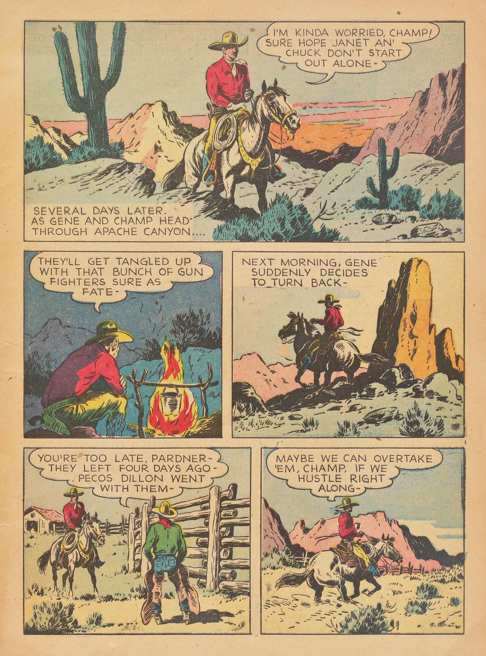 Read online Gene Autry Comics comic -  Issue #3 - 9