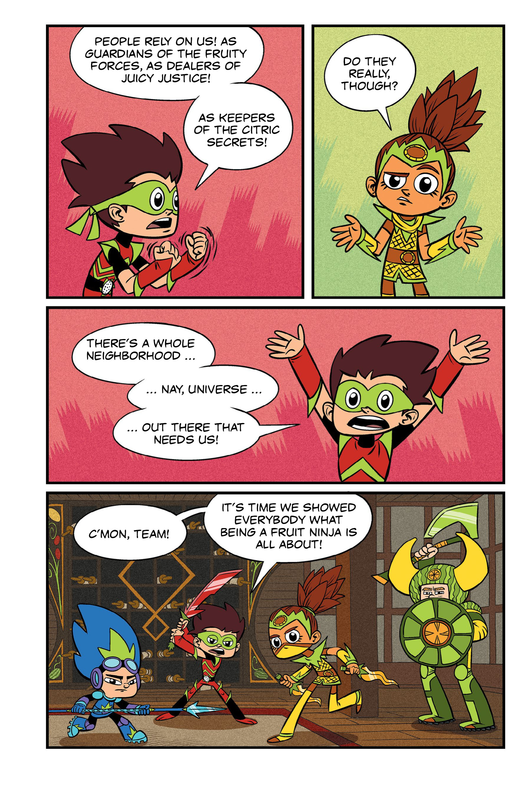 Read online Fruit Ninja: Frenzy Force comic -  Issue # TPB - 24