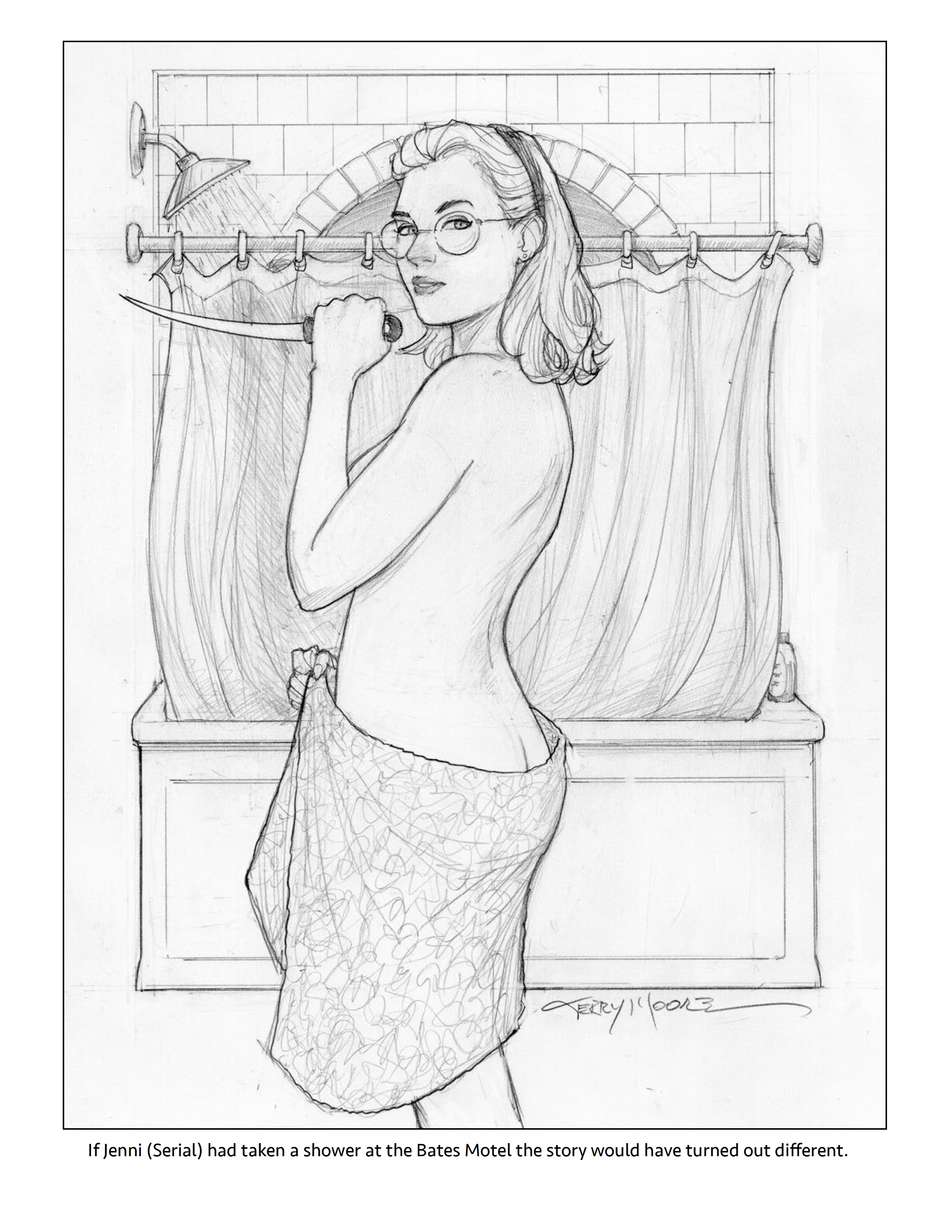 Read online Terry Moore after dark… comic -  Issue # TPB - 58