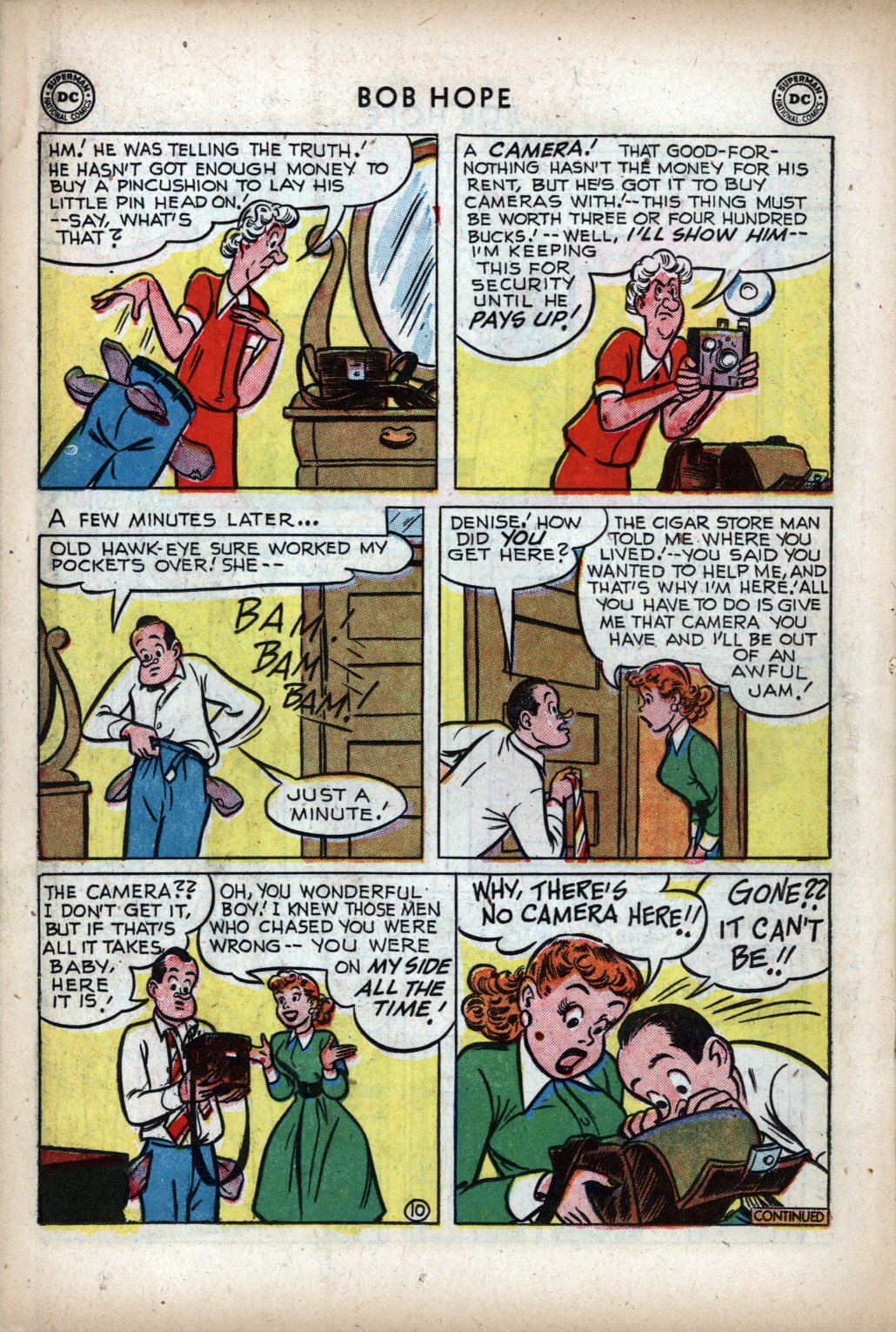 Read online The Adventures of Bob Hope comic -  Issue #13 - 23