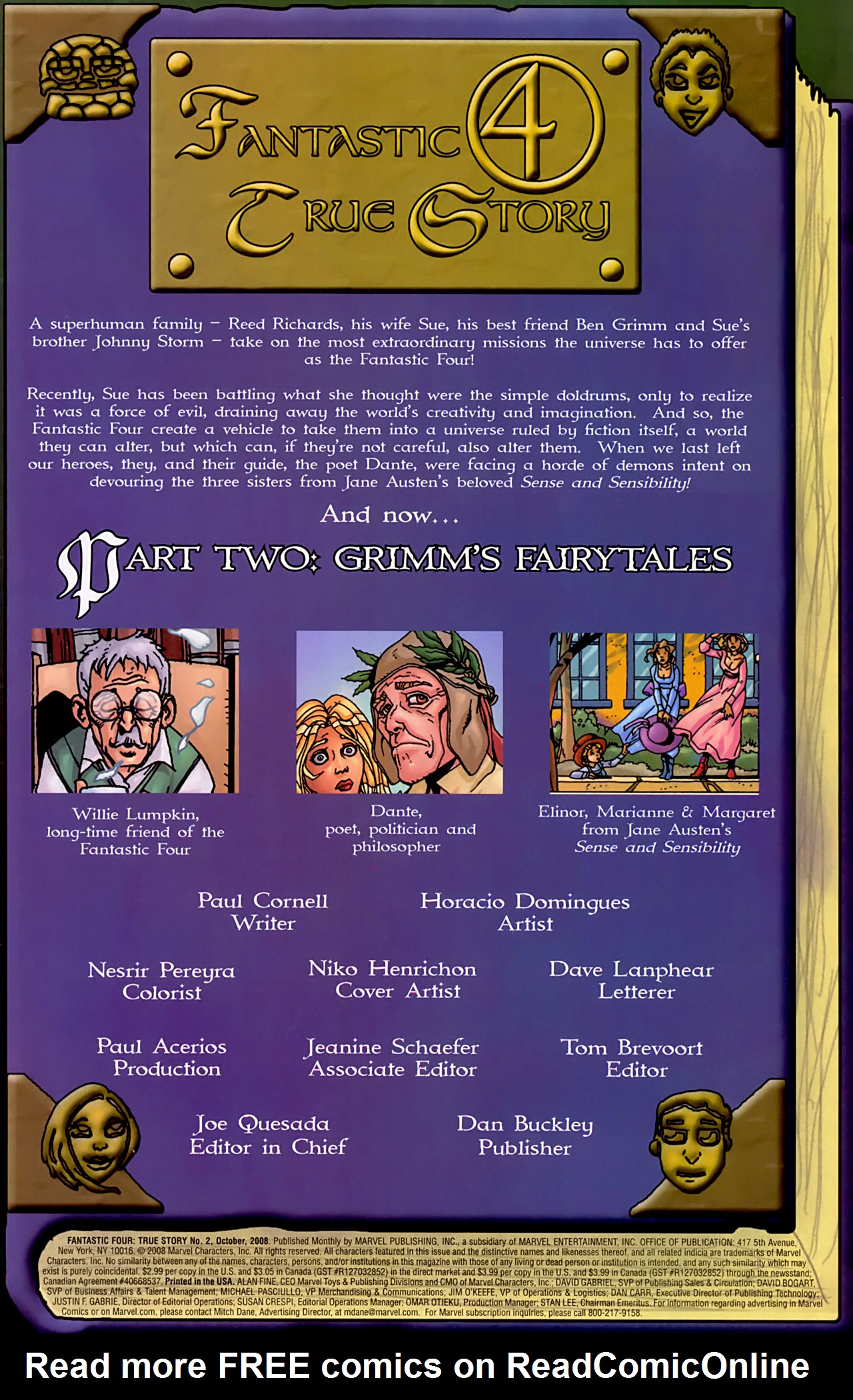 Read online Fantastic Four: True Story comic -  Issue #2 - 2