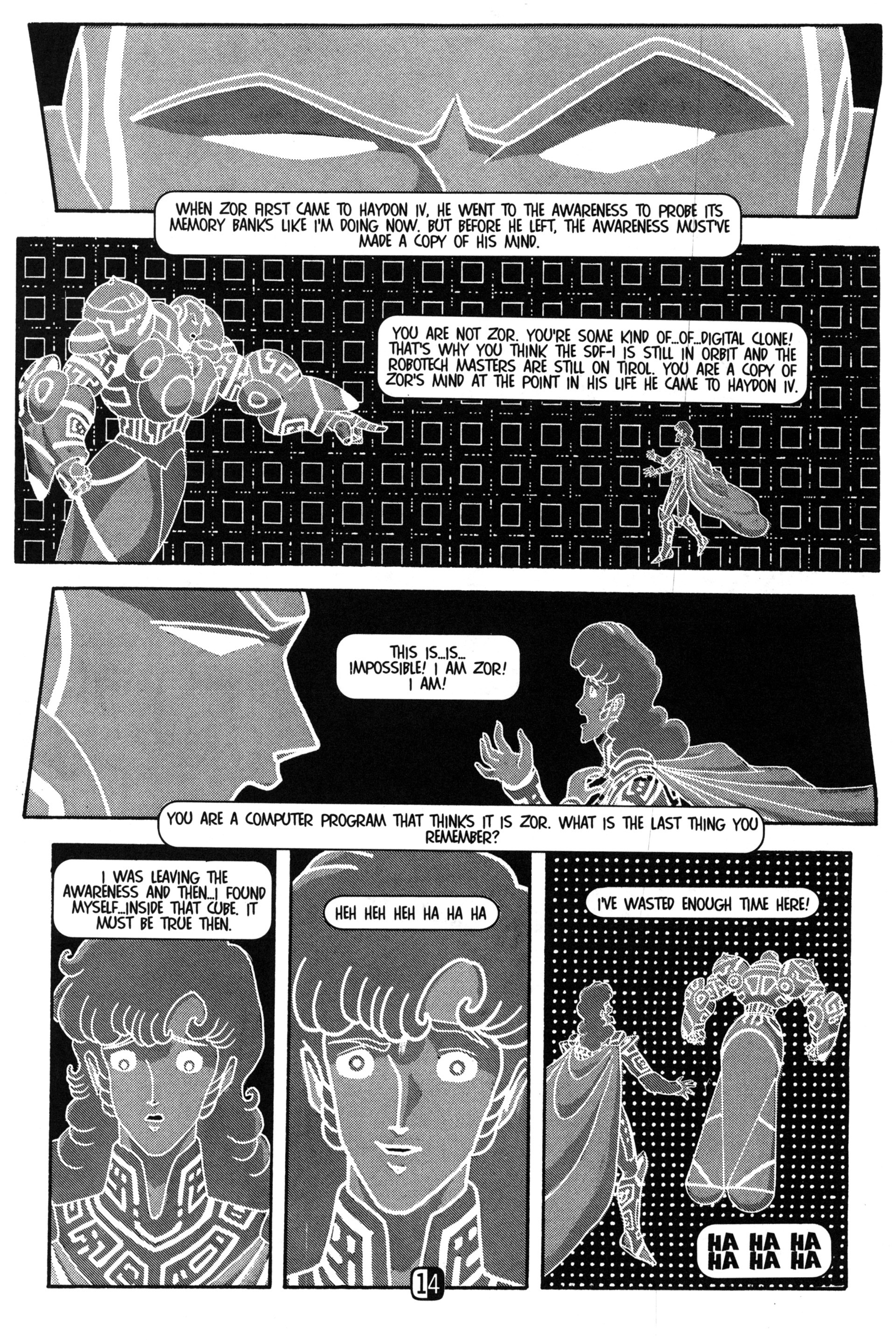 Read online Robotech: Cyber World - Secrets of Haydon IV comic -  Issue # Full - 16