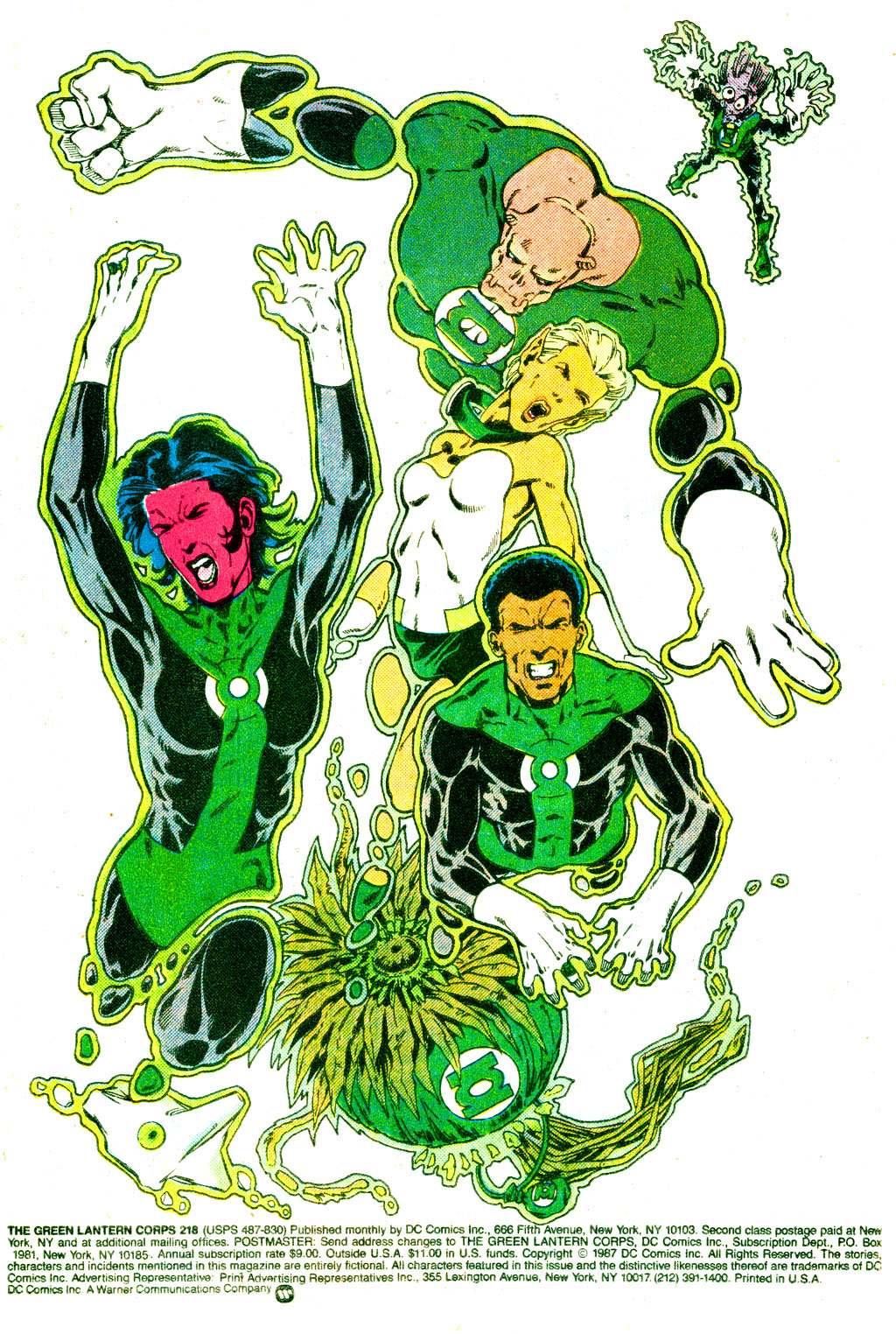 Read online The Green Lantern Corps comic -  Issue #218 - 2