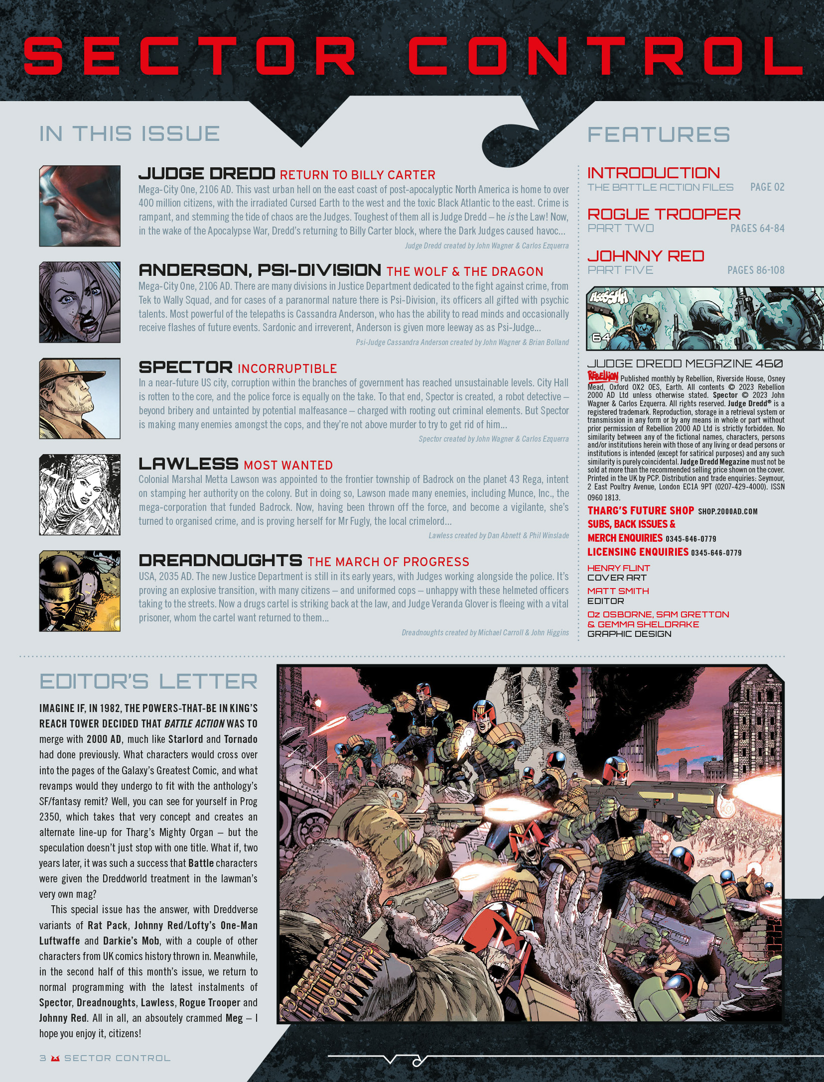 Read online Judge Dredd Megazine (Vol. 5) comic -  Issue #460 - 3