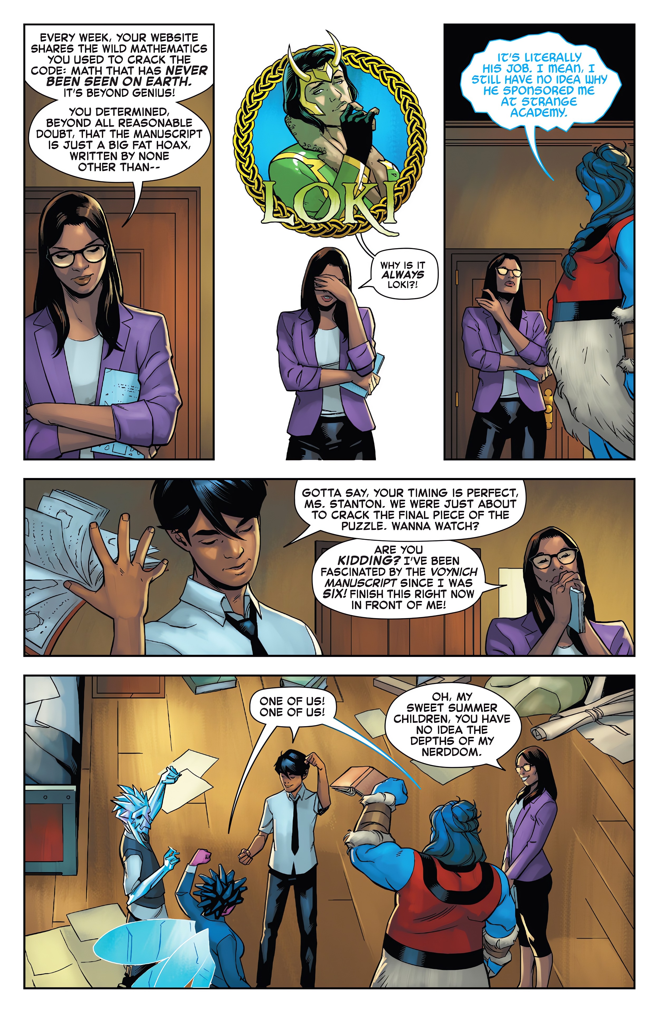 Read online Strange Academy: Miles Morales comic -  Issue #1 - 5
