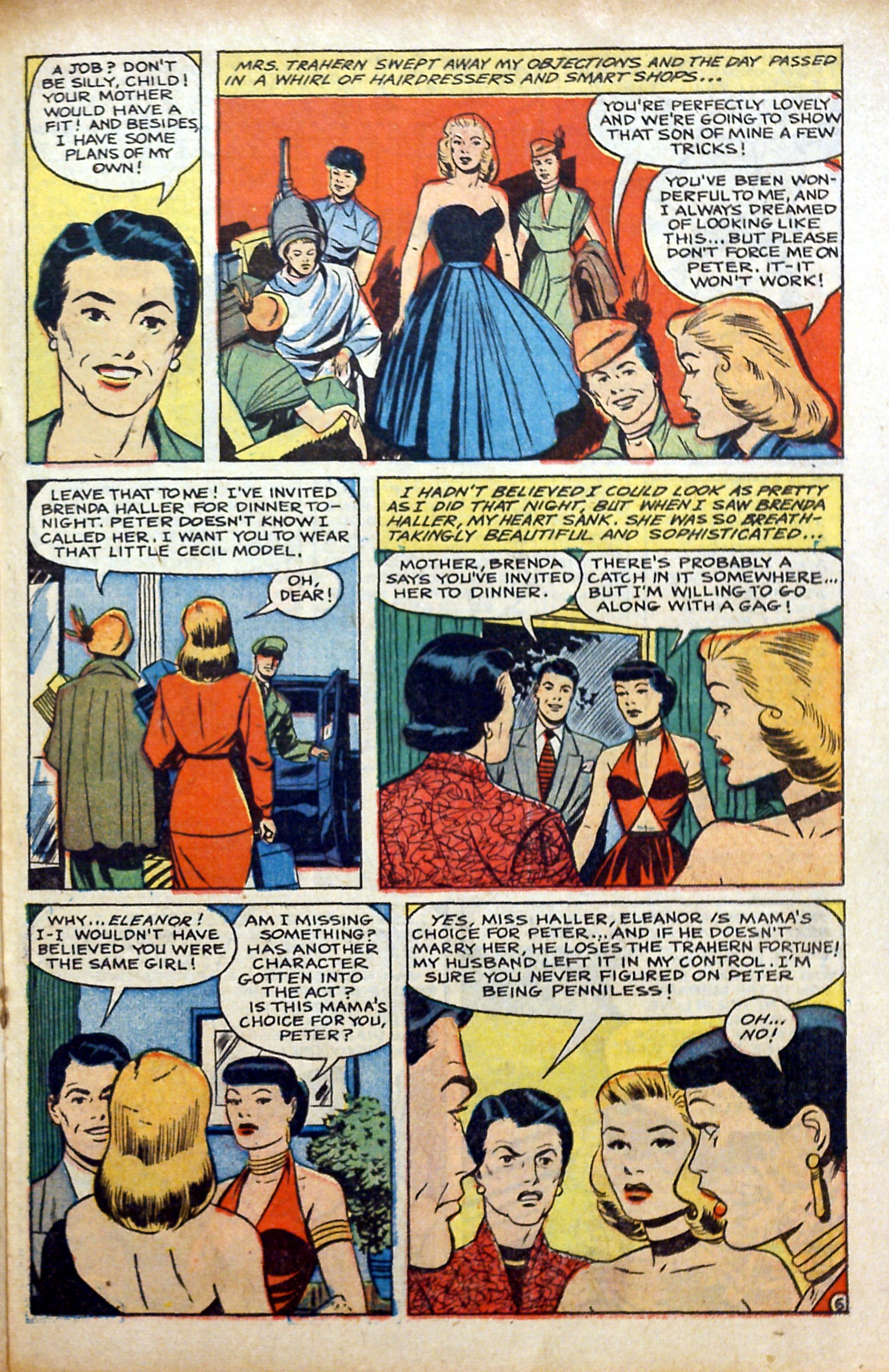 Read online Glamorous Romances comic -  Issue #56 - 23