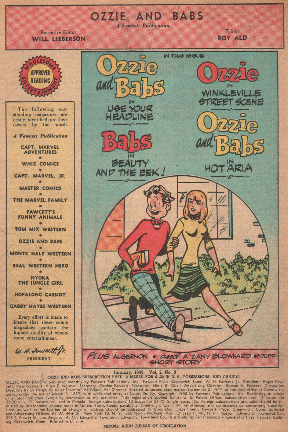Read online Ozzie And Babs comic -  Issue #8 - 3