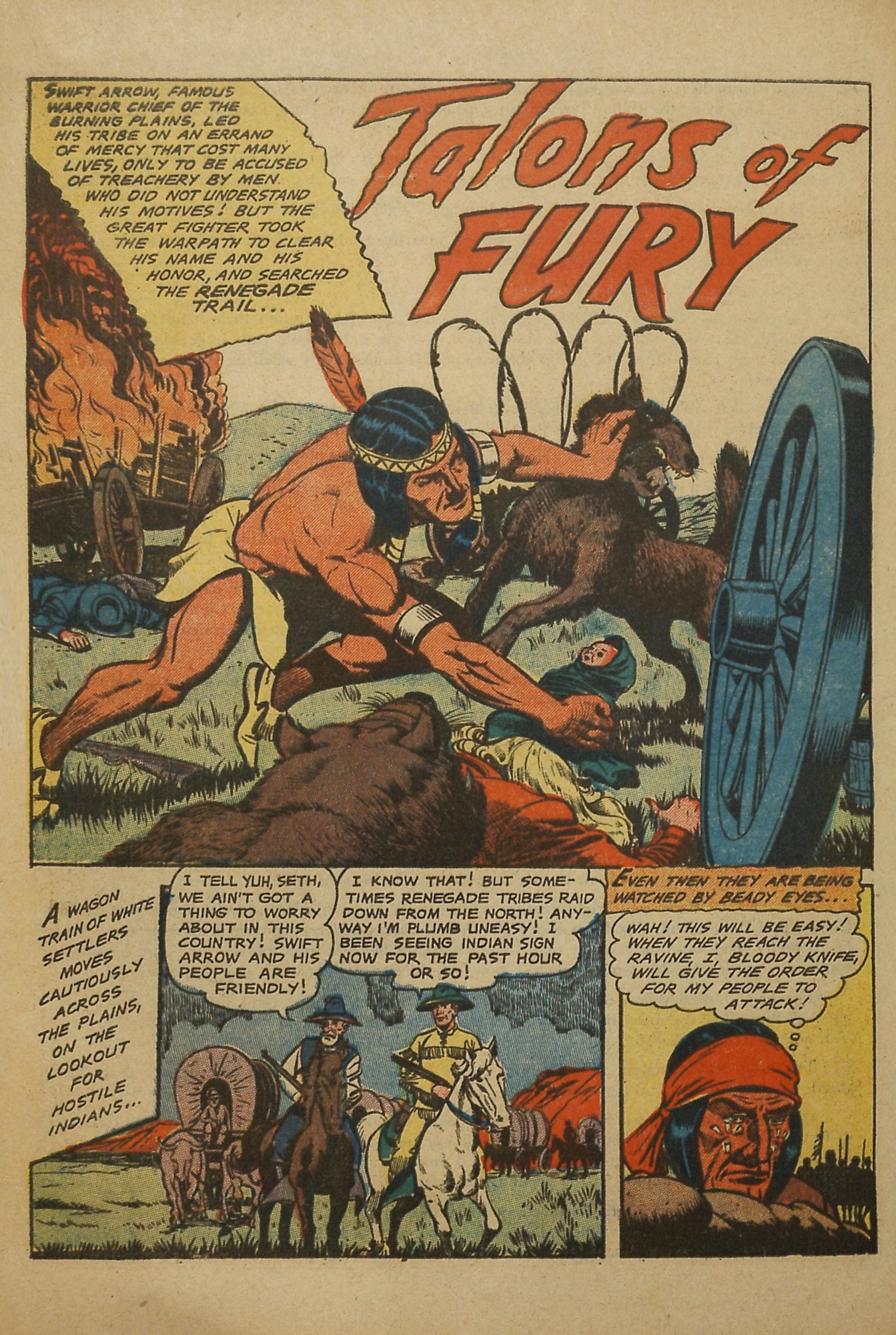 Read online Swift Arrow (1954) comic -  Issue #4 - 28