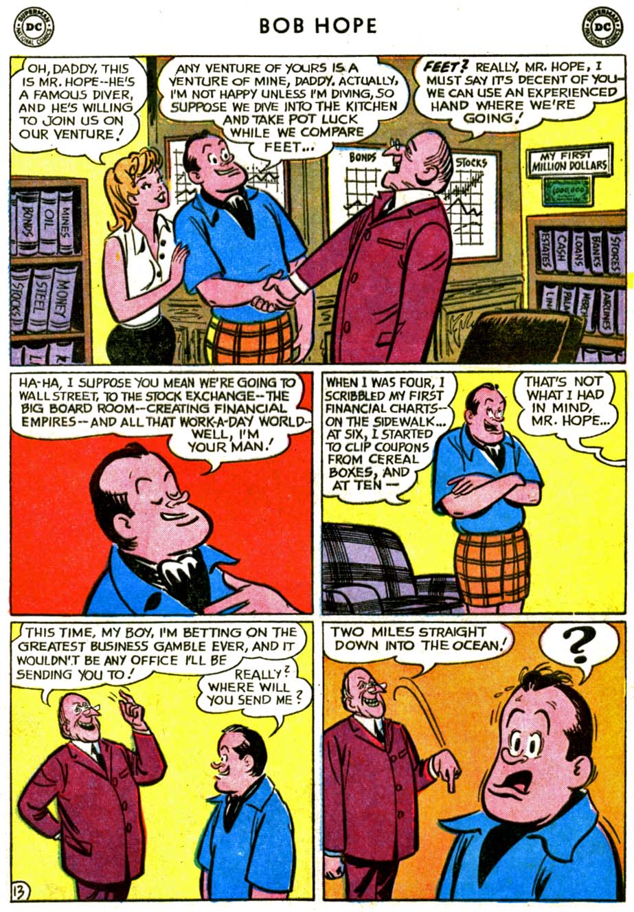 Read online The Adventures of Bob Hope comic -  Issue #72 - 17