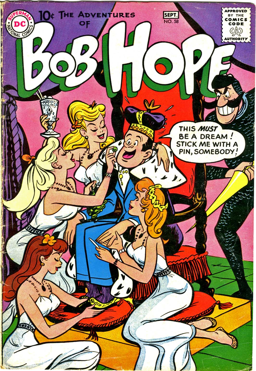 Read online The Adventures of Bob Hope comic -  Issue #58 - 1