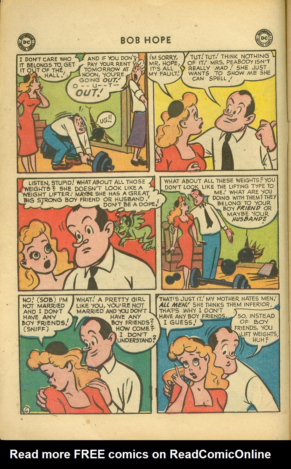 Read online The Adventures of Bob Hope comic -  Issue #21 - 8