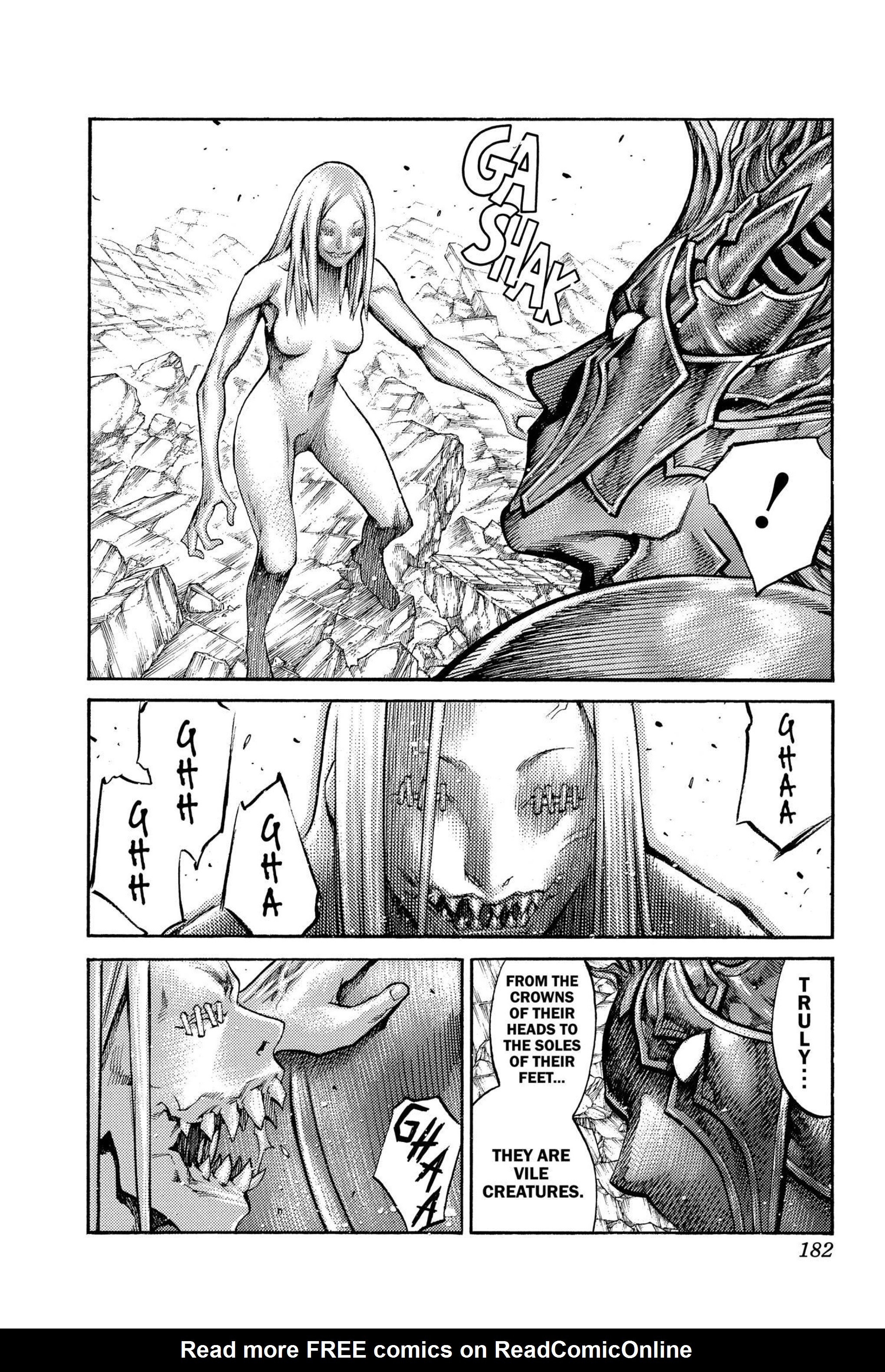 Read online Claymore comic -  Issue #16 - 168