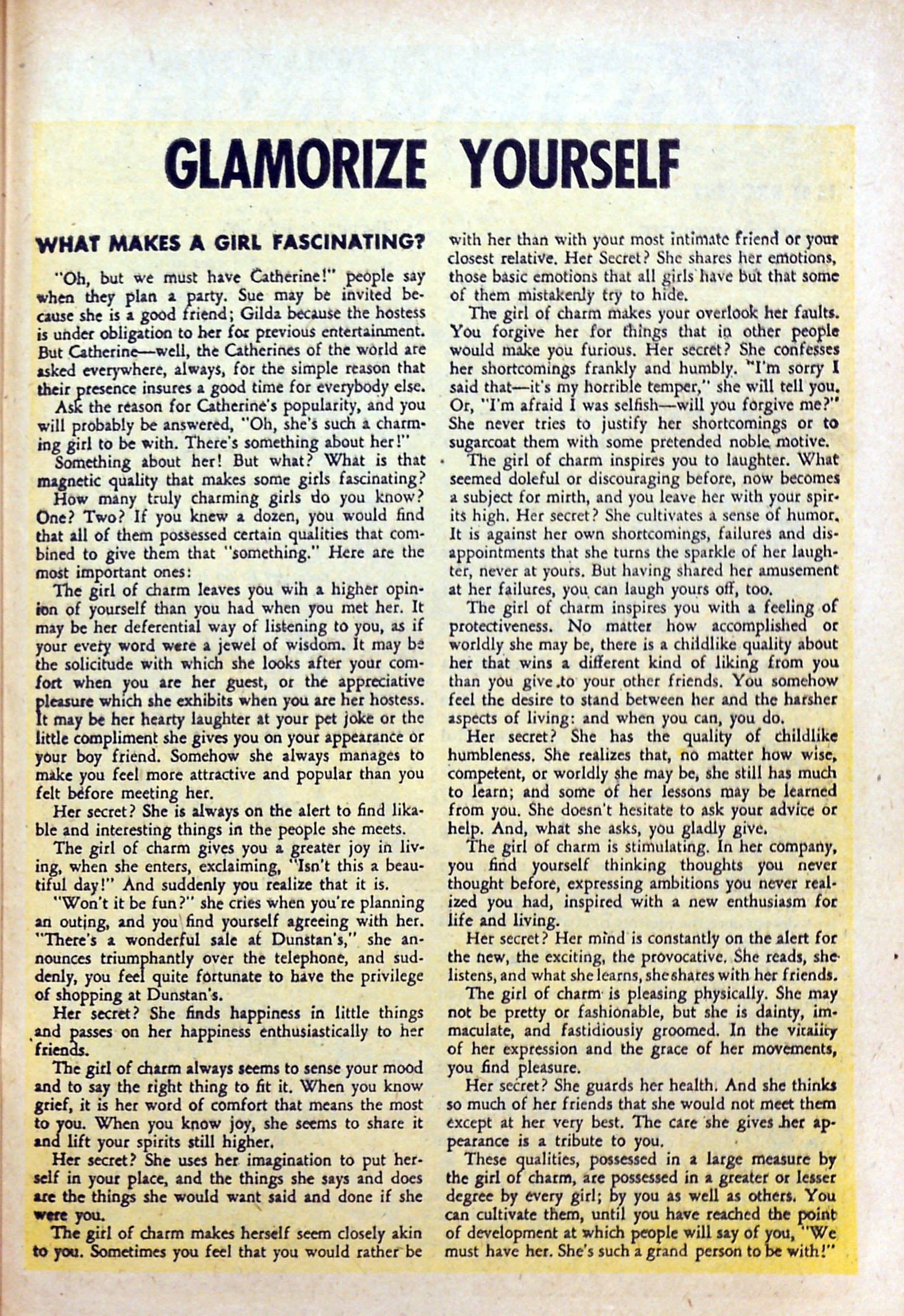 Read online Glamorous Romances comic -  Issue #90 - 25