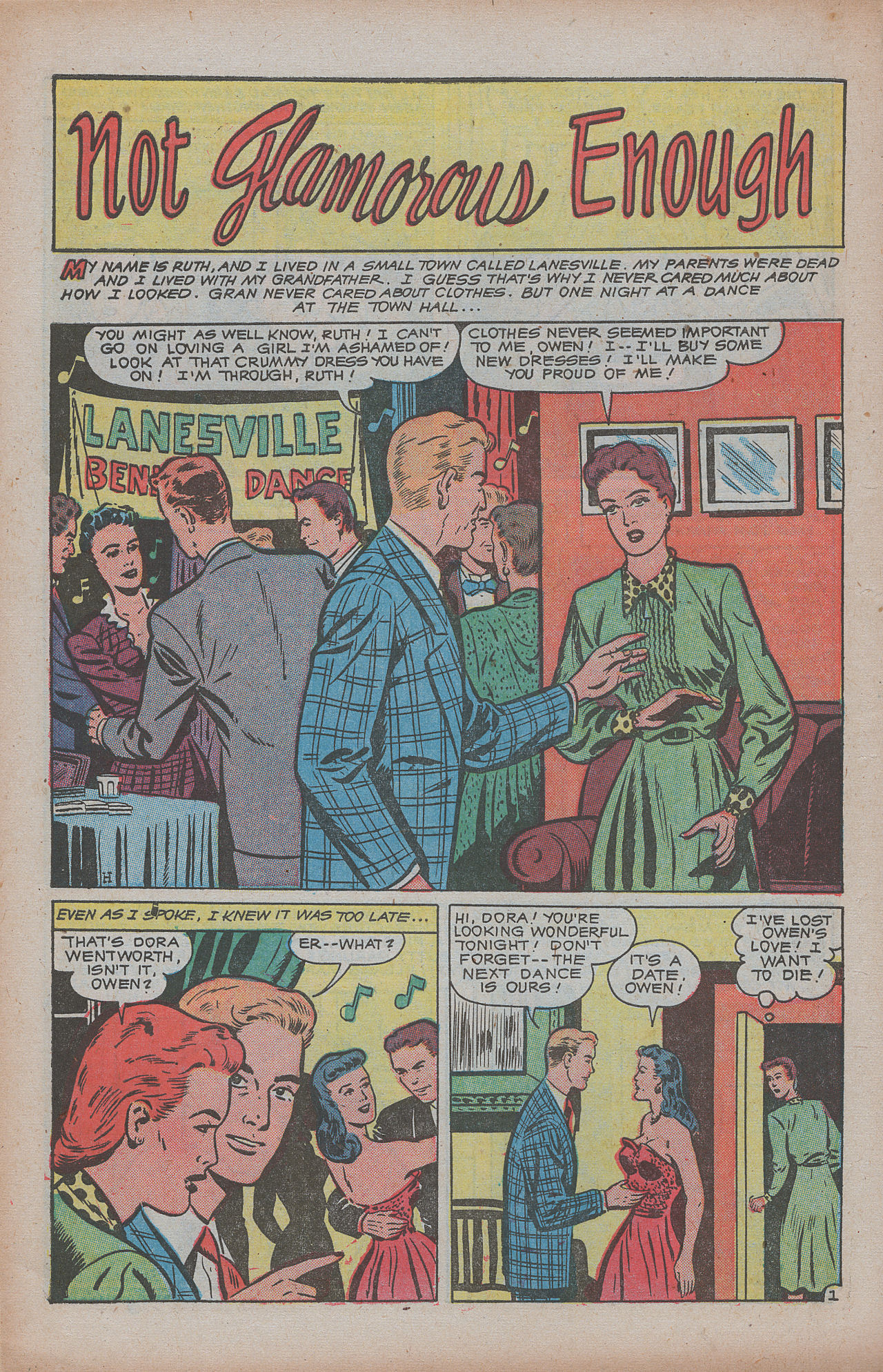 Read online Glamorous Romances comic -  Issue #55 - 10