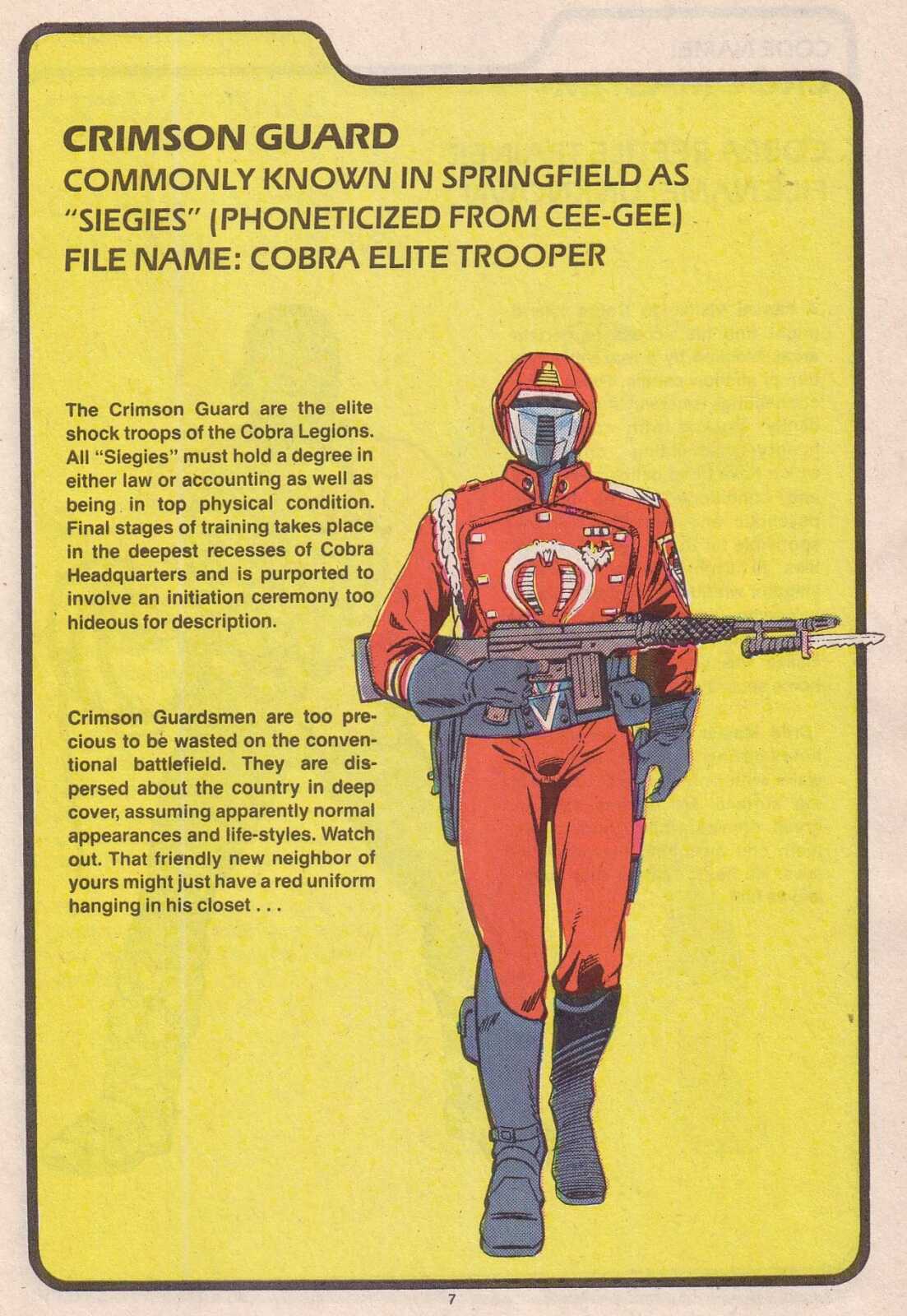 Read online The G.I. Joe Order of Battle comic -  Issue #3 - 10