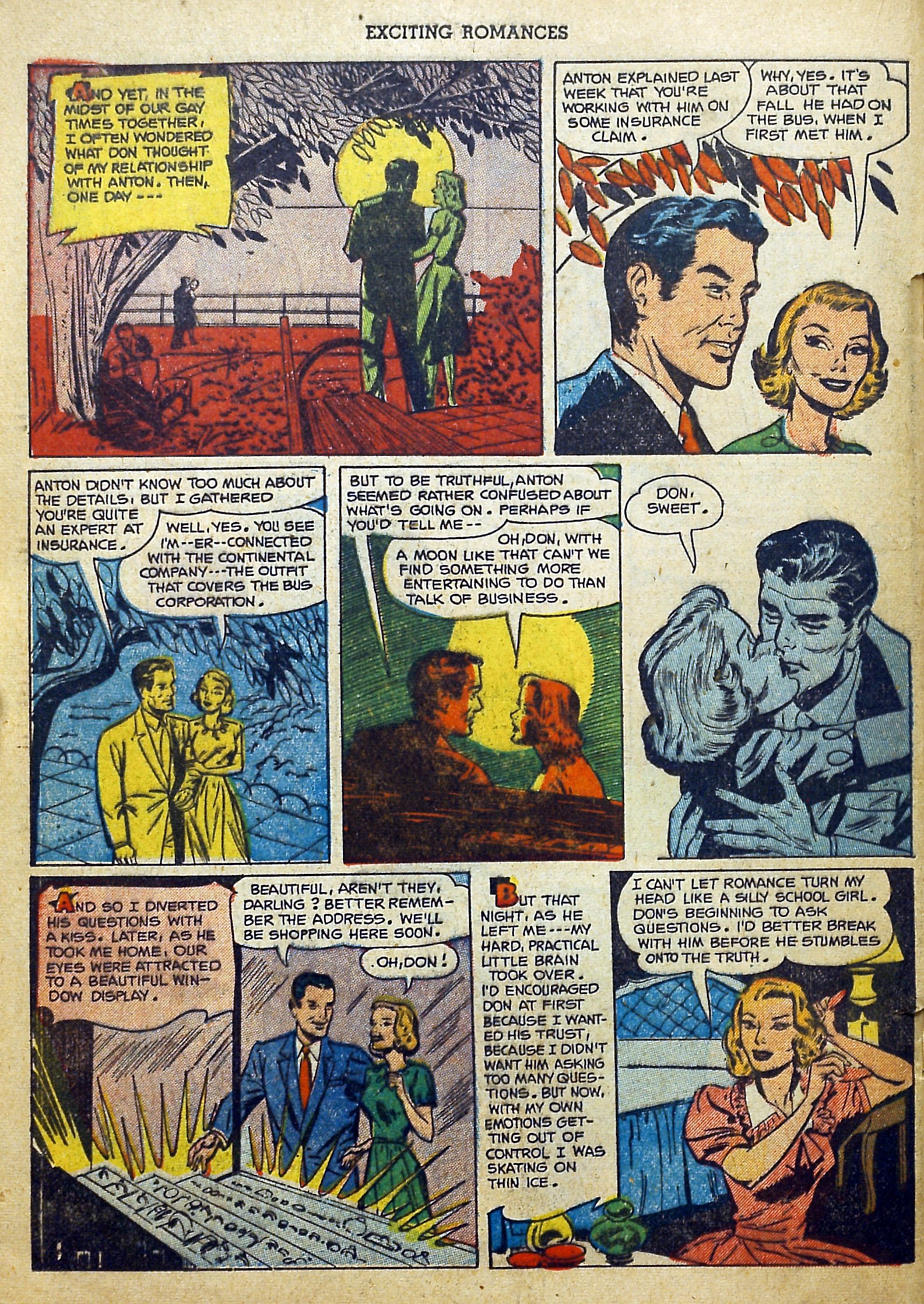 Read online Exciting Romances comic -  Issue #10 - 20