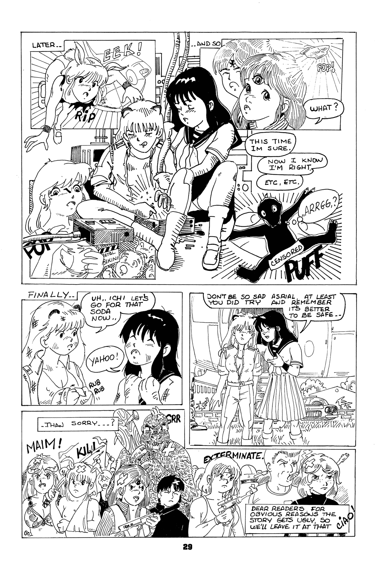 Read online Girls of Ninja High School comic -  Issue #3 - 30