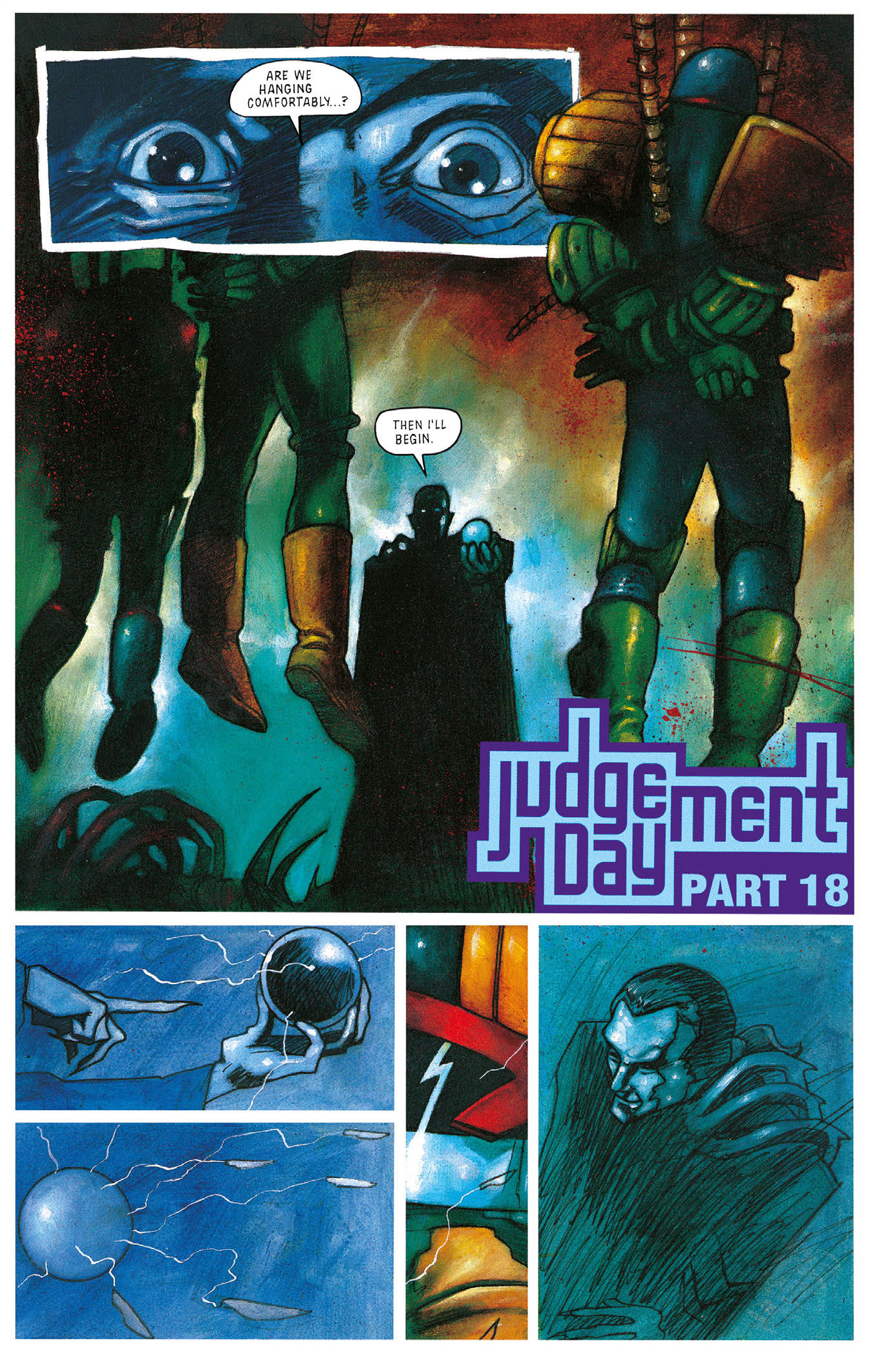 Read online Essential Judge Dredd: Judgement Day comic -  Issue # TPB - 133