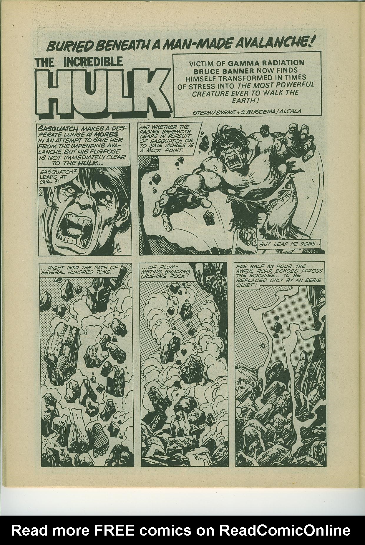 Read online The Incredible Hulk Weekly comic -  Issue #57 - 26