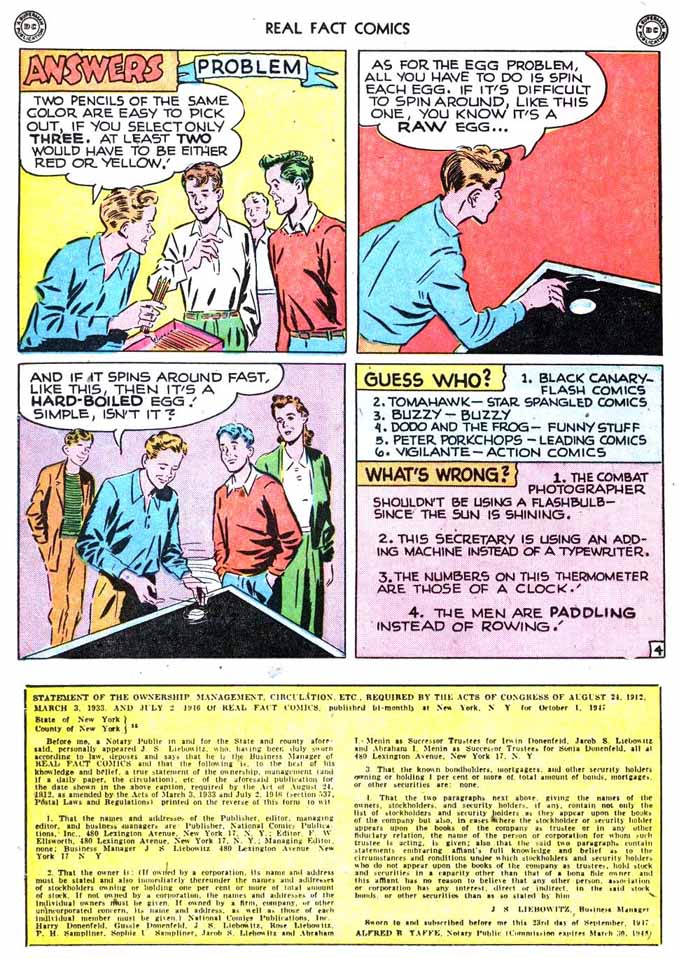 Read online Real Fact Comics comic -  Issue #13 - 31