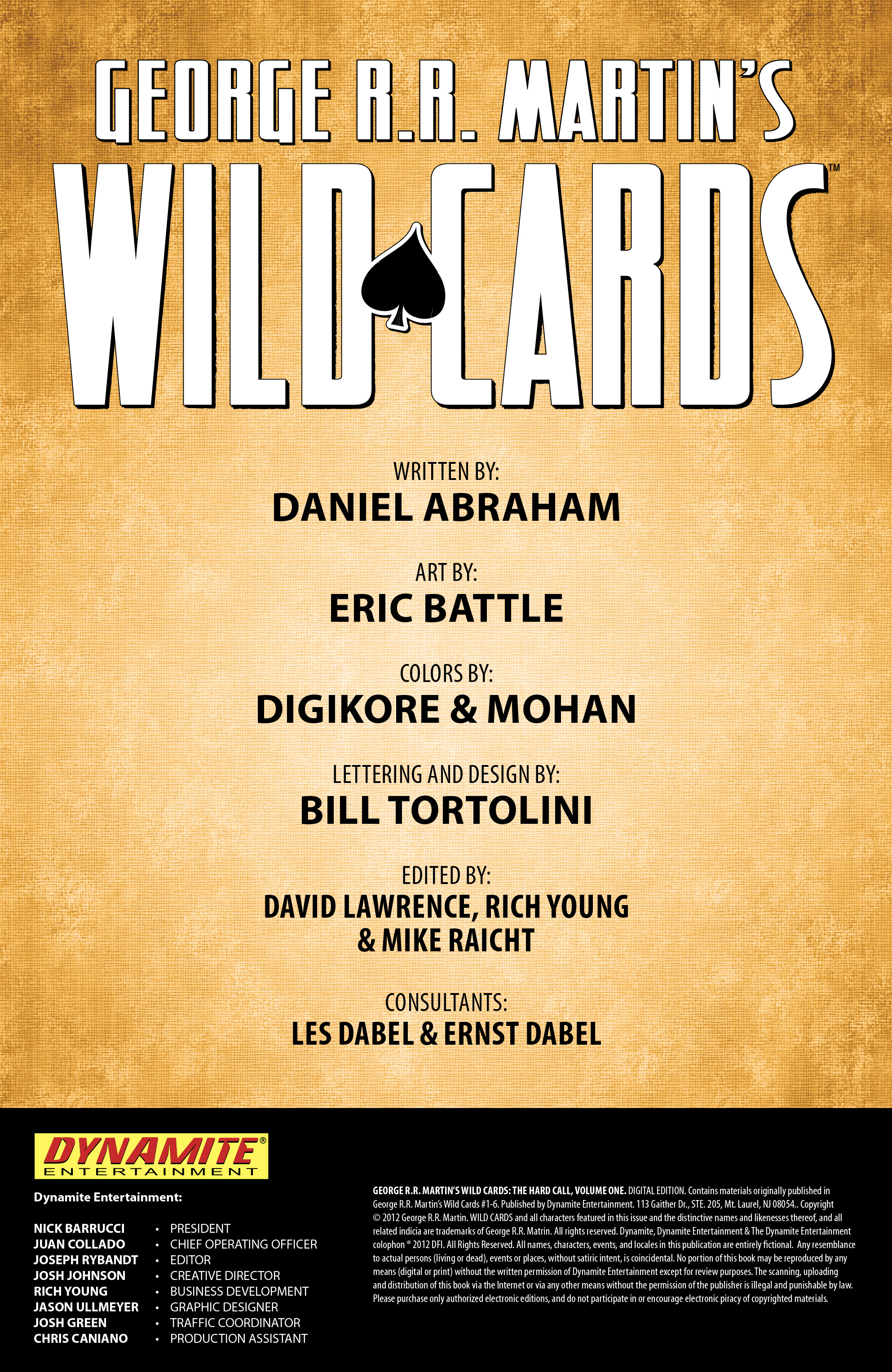 Read online George R.R. Martin's Wild Cards: The Hard Call comic -  Issue # _TPB (Part 1) - 3