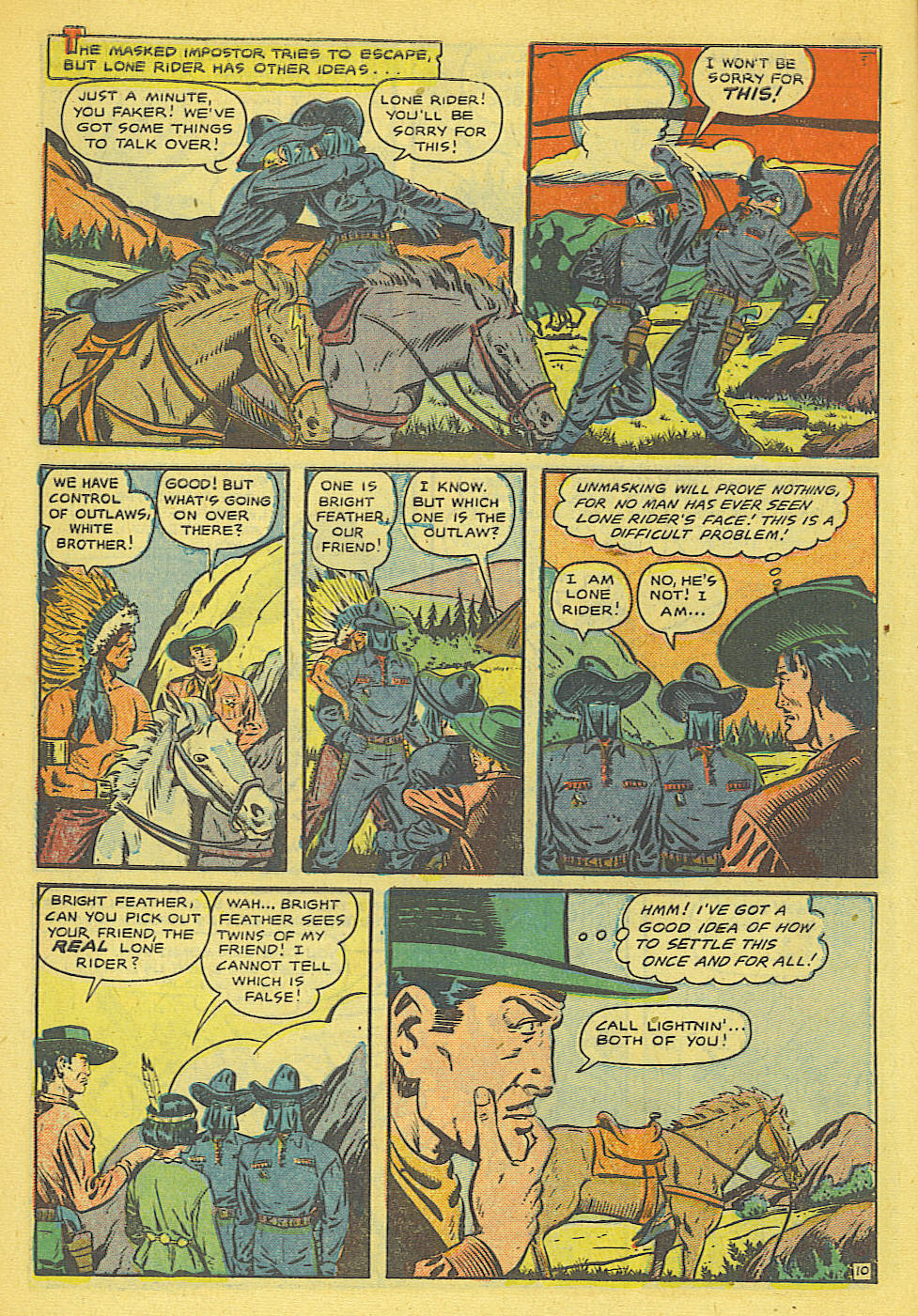 Read online The Lone Rider comic -  Issue #1 - 12