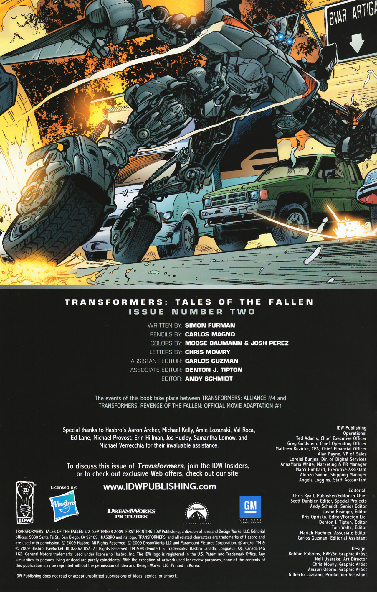 Read online Transformers: Tales of The Fallen comic -  Issue #2 - 2