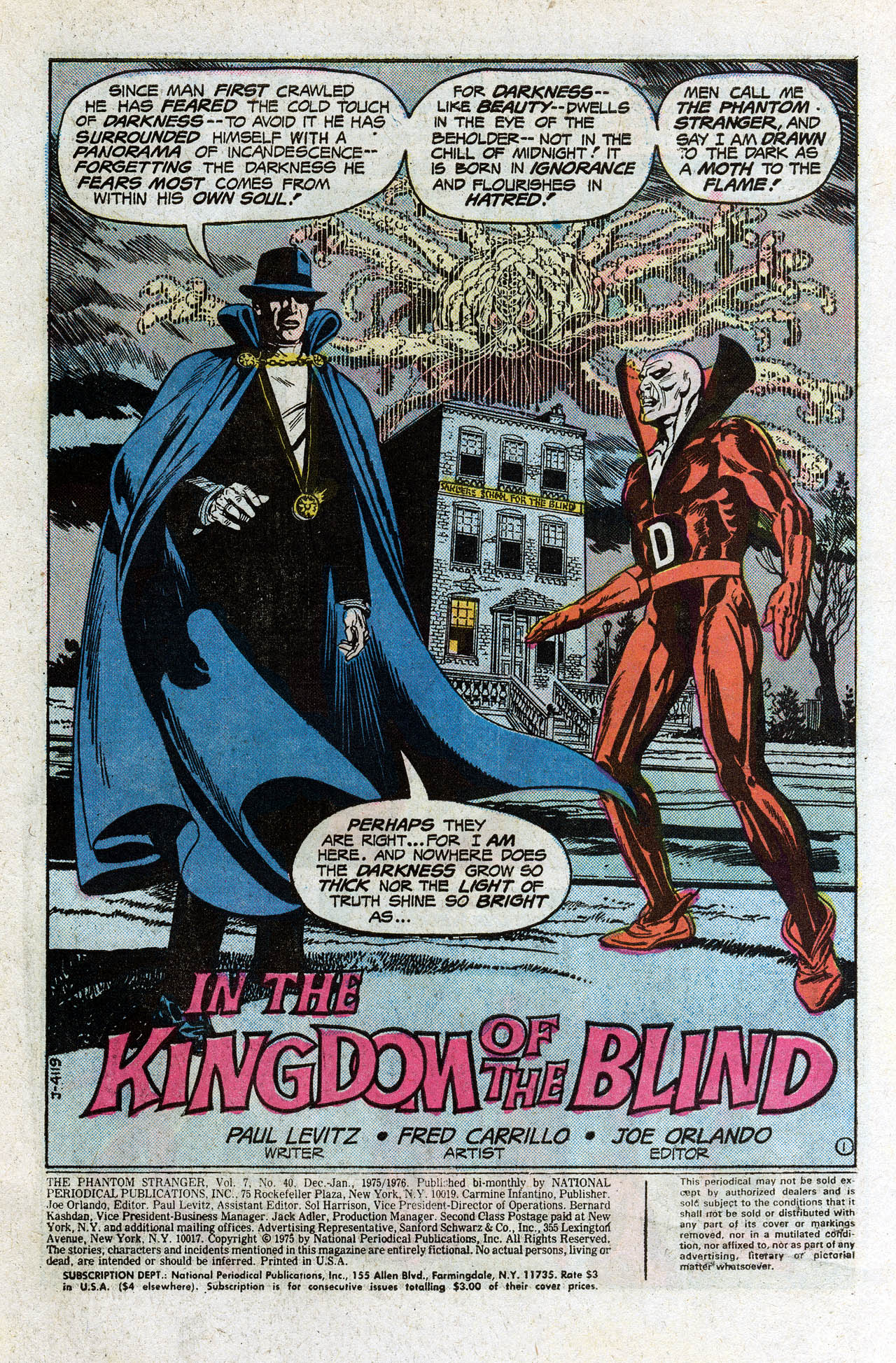 Read online The Phantom Stranger (1969) comic -  Issue #40 - 4