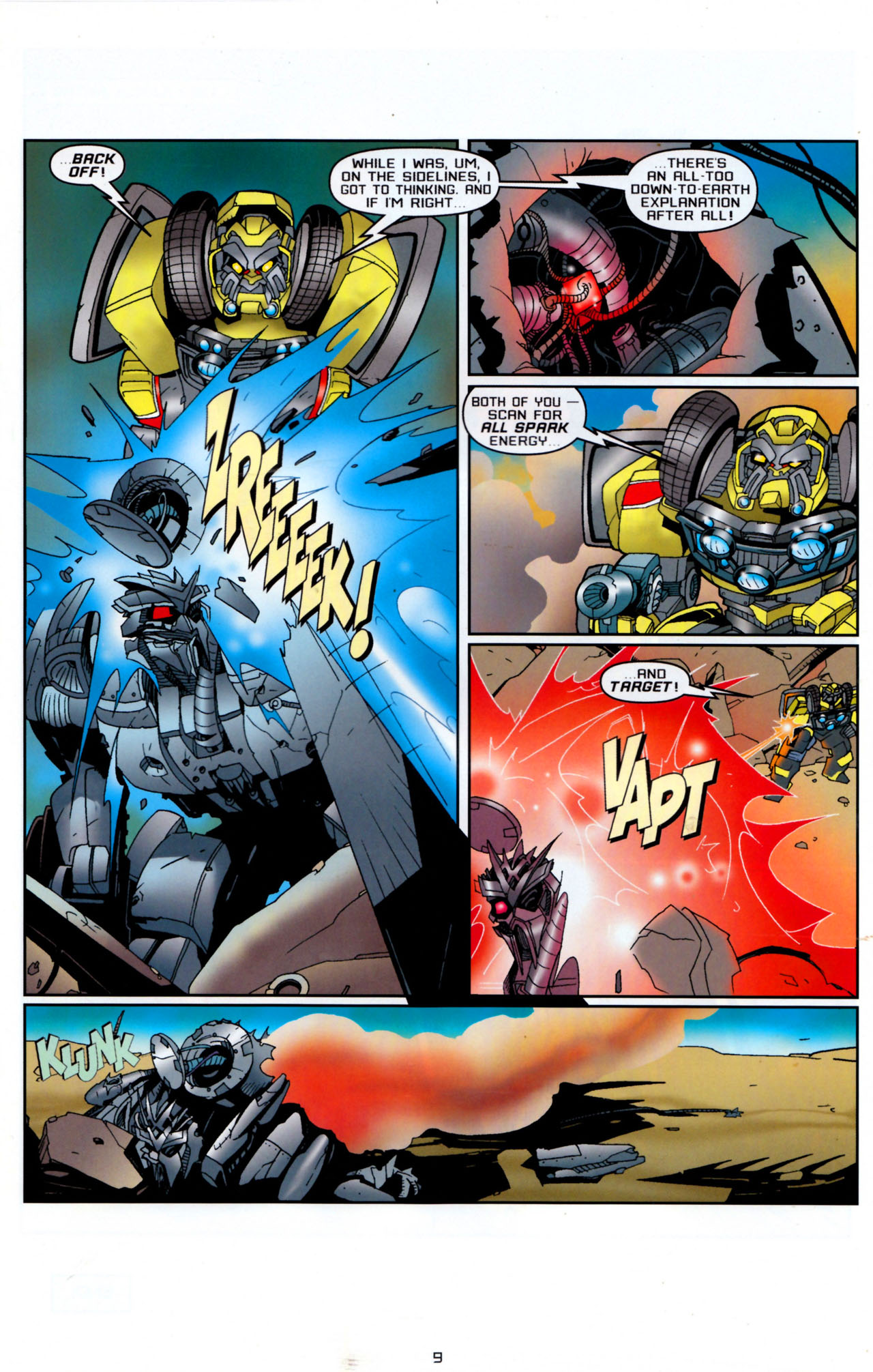 Read online Transformers: Saga of the Allspark comic -  Issue #4 - 12