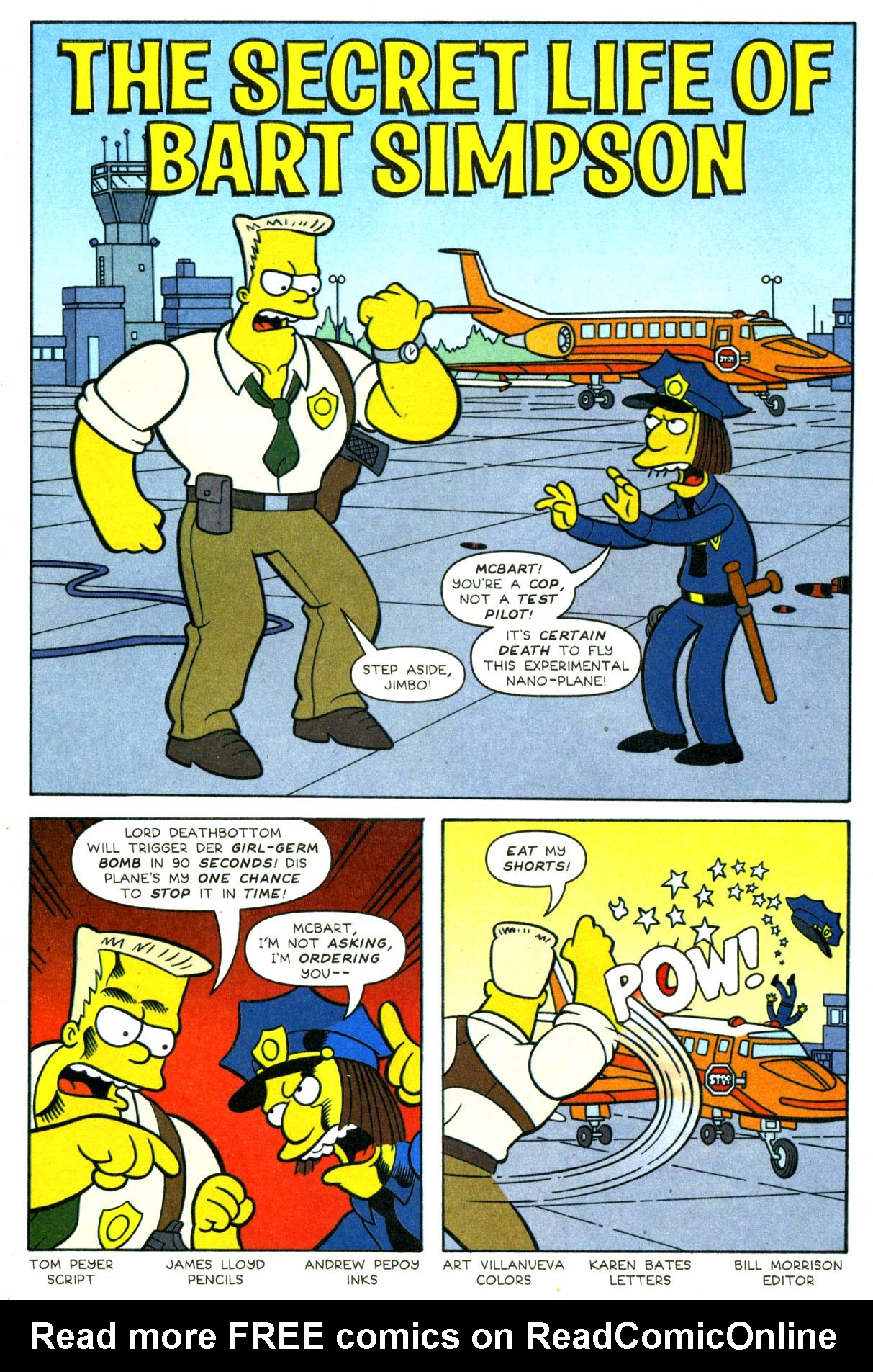 Read online Bongo Comics Free-For-All! comic -  Issue #2007 - 21