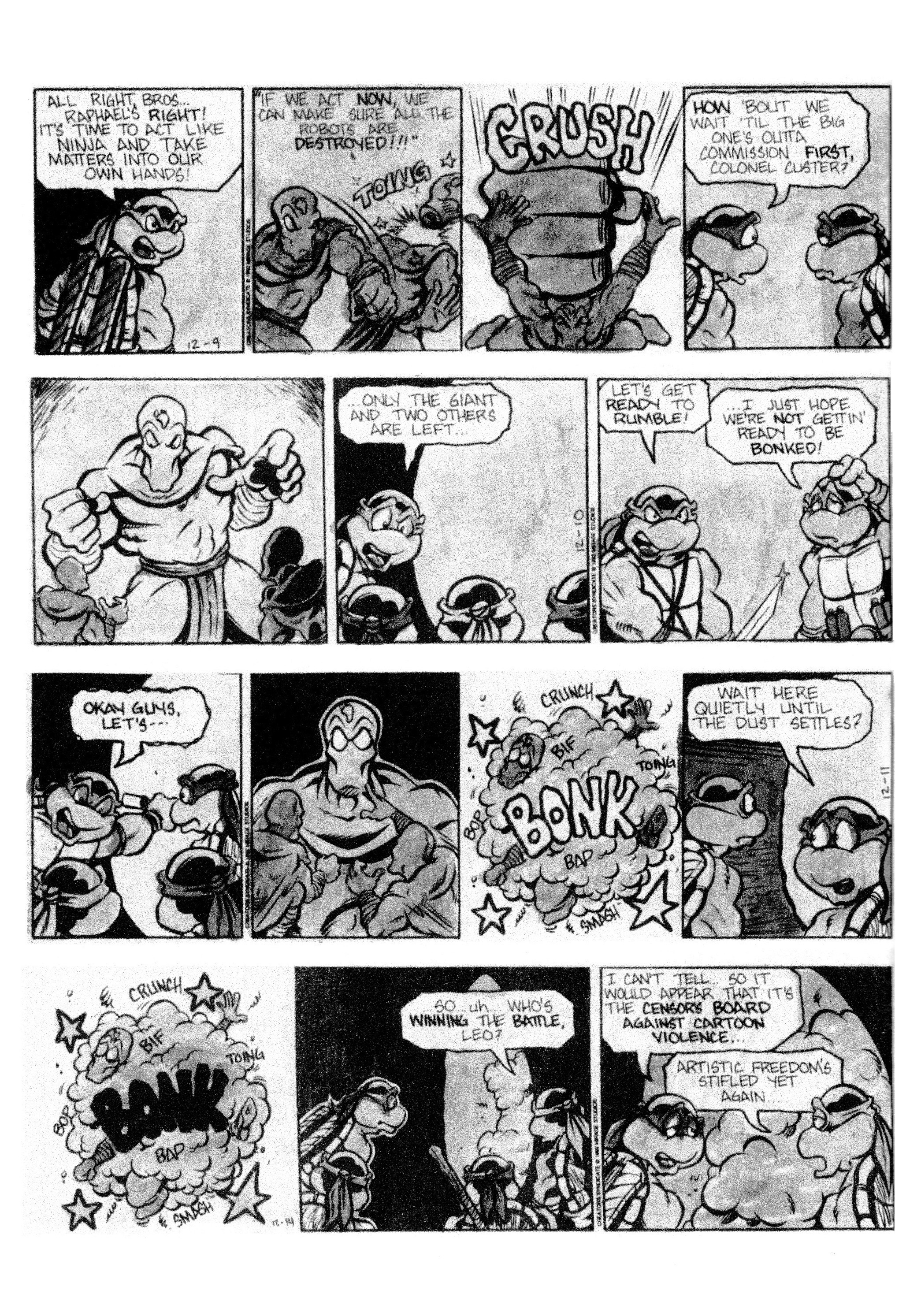 Read online Teenage Mutant Ninja Turtles: Complete Newspaper Daily Comic Strip Collection comic -  Issue # TPB 2 (Part 2) - 47