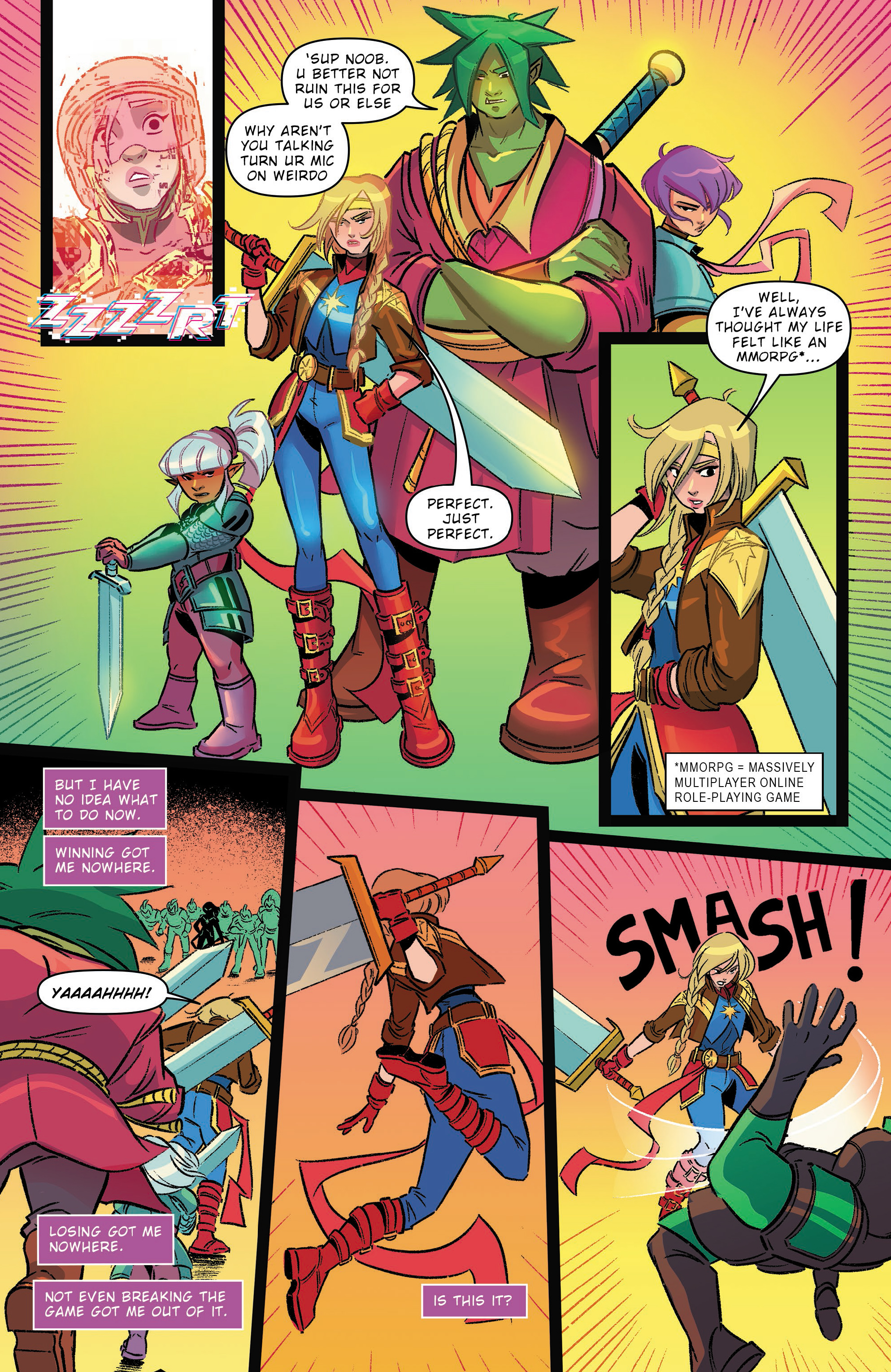 Read online Captain Marvel: Game On comic -  Issue # TPB (Part 3) - 2