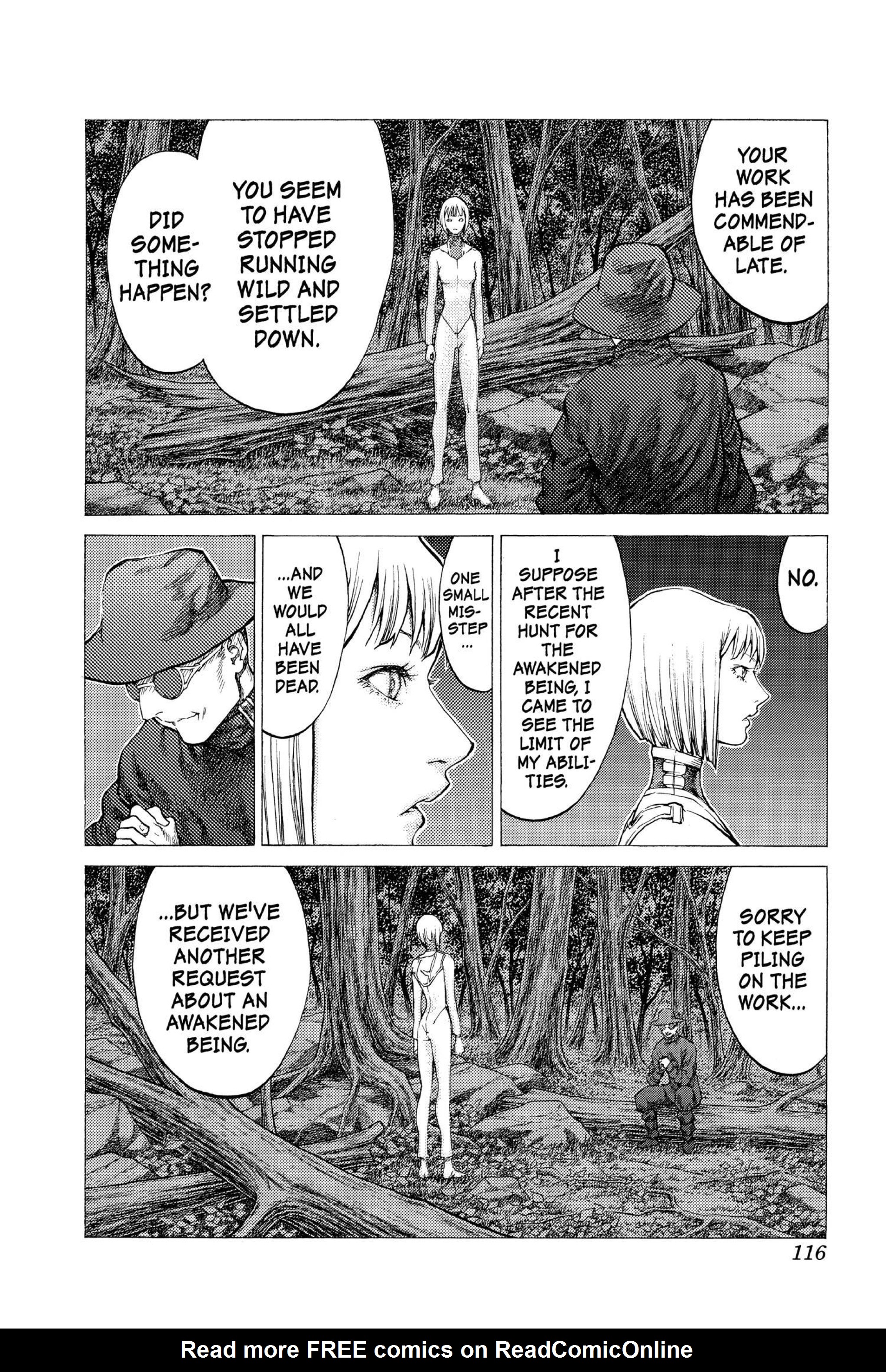 Read online Claymore comic -  Issue #6 - 110