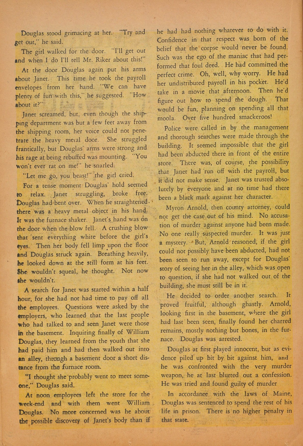 Read online Murder Incorporated (1950) comic -  Issue #1 - 22