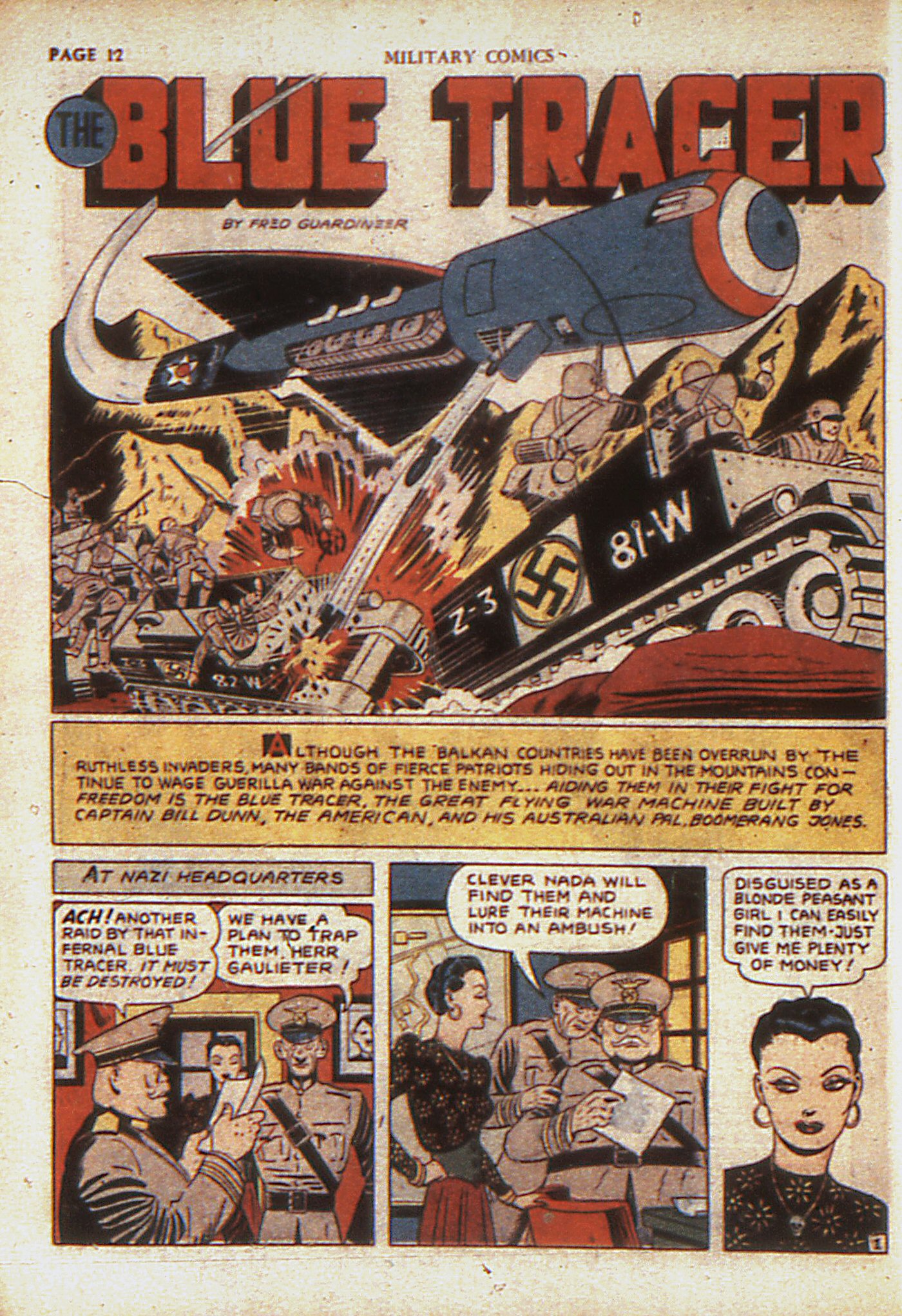 Read online Military Comics comic -  Issue #4 - 14
