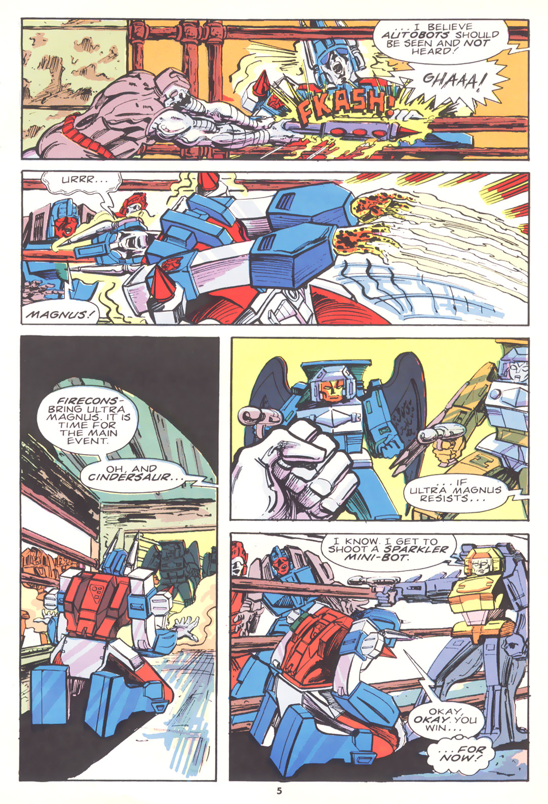 Read online The Transformers (UK) comic -  Issue #171 - 5