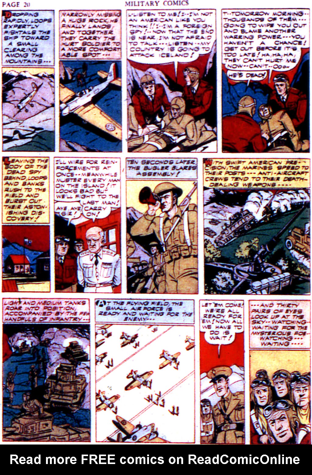 Read online Military Comics comic -  Issue #6 - 22