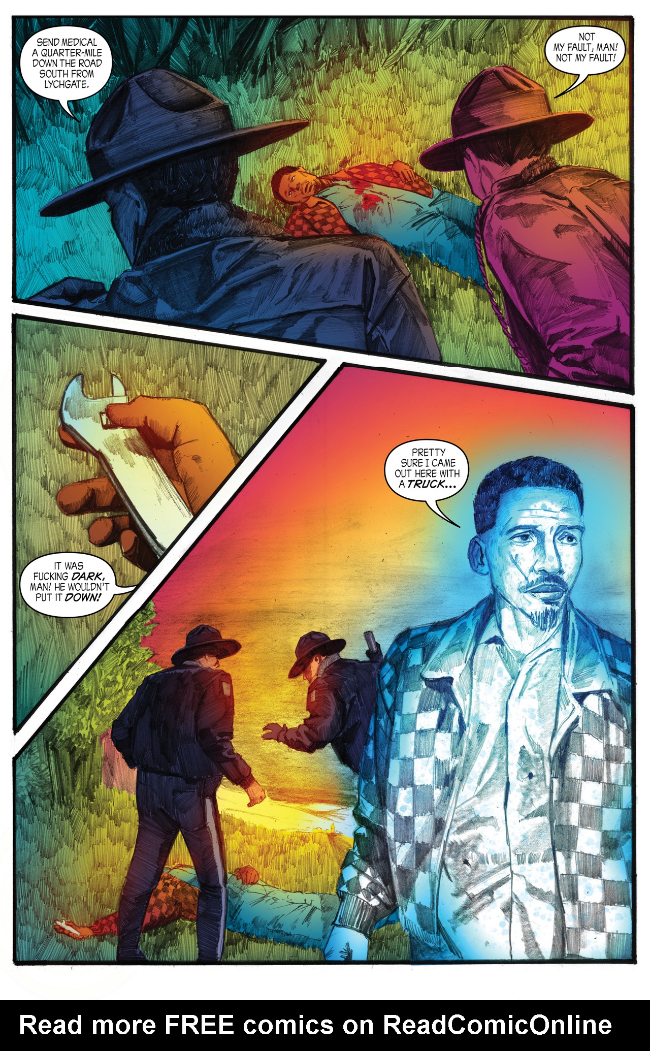 Read online John Carpenter's Night Terrors comic -  Issue # The Coffin Road - 104