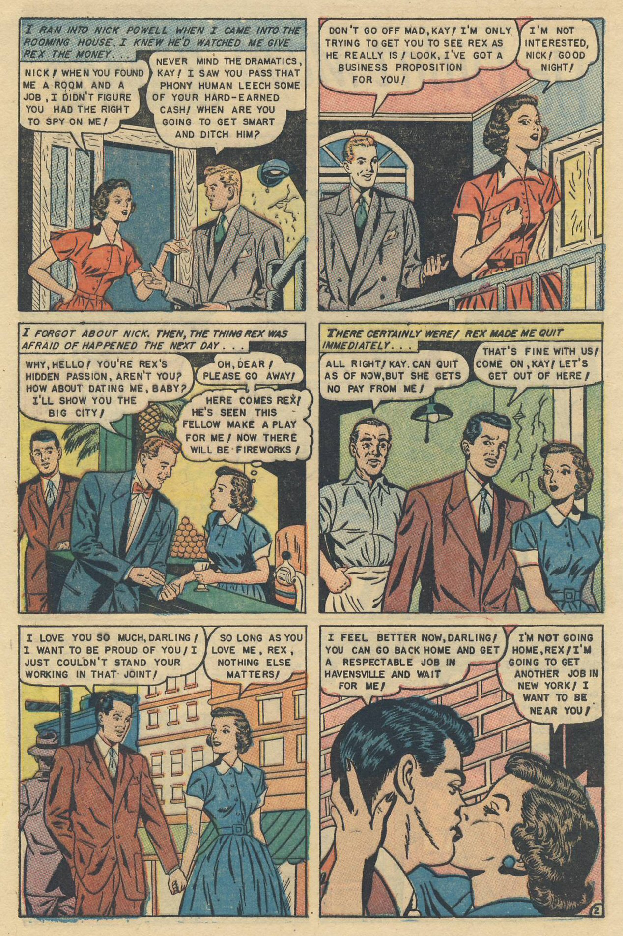 Read online Glamorous Romances comic -  Issue #66 - 28