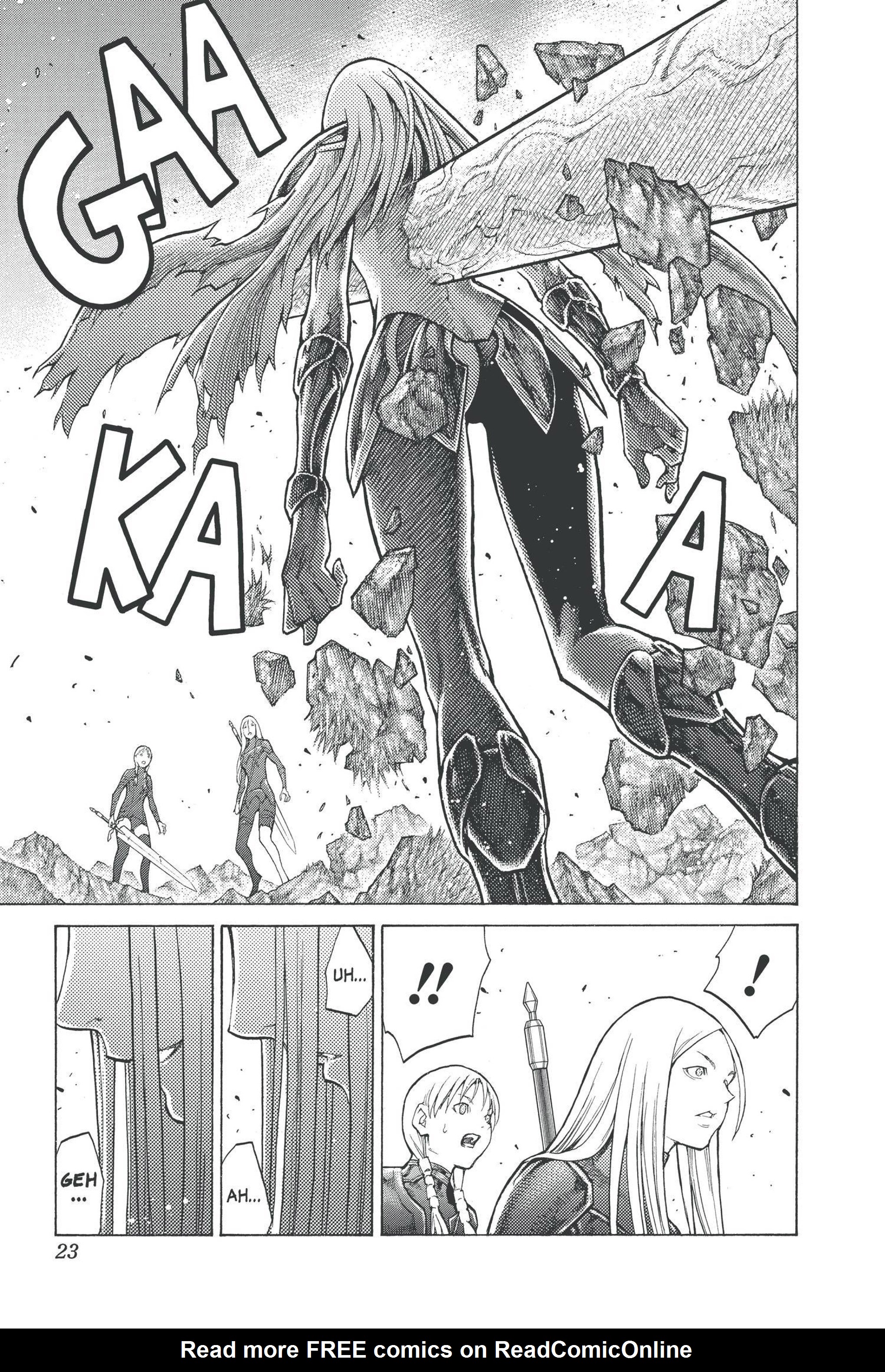 Read online Claymore comic -  Issue #18 - 22