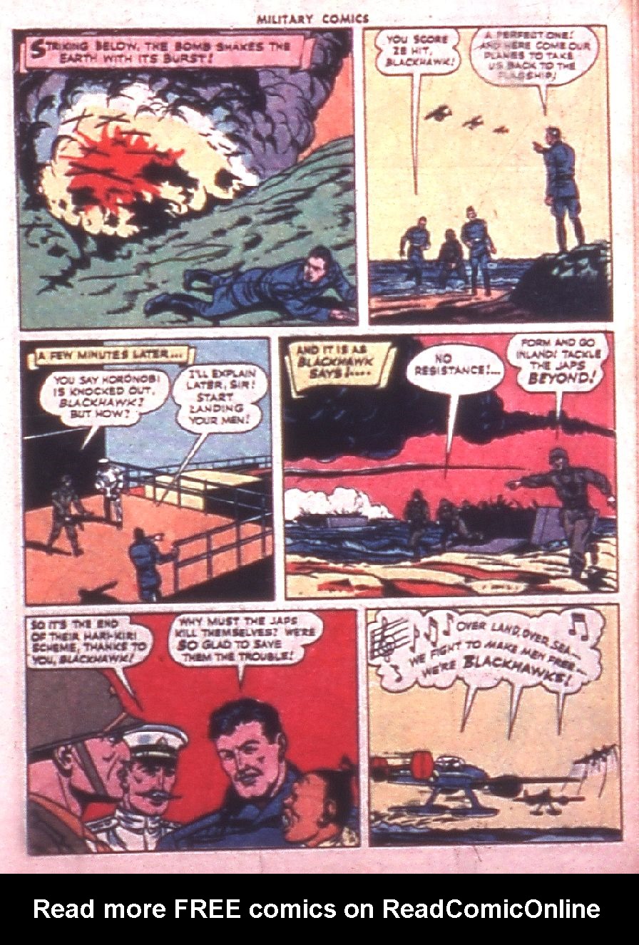 Read online Military Comics comic -  Issue #38 - 17