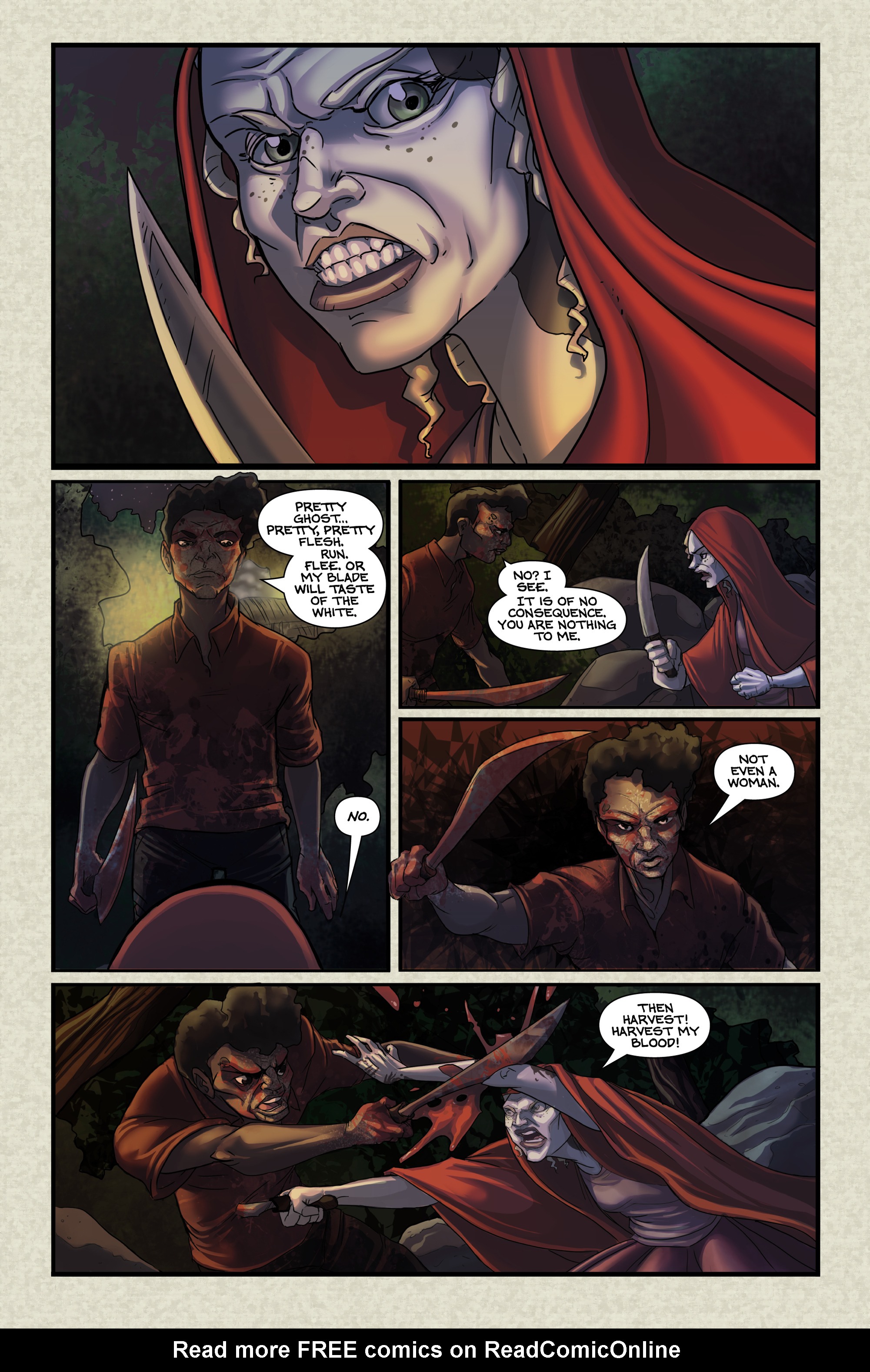 Read online Flesh of White comic -  Issue #4 - 7