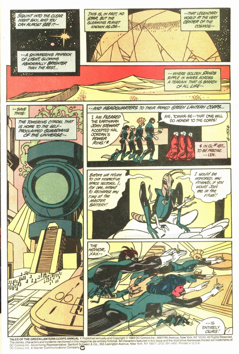 Read online Tales of the Green Lantern Corps comic -  Issue # _Annual 1 - 2