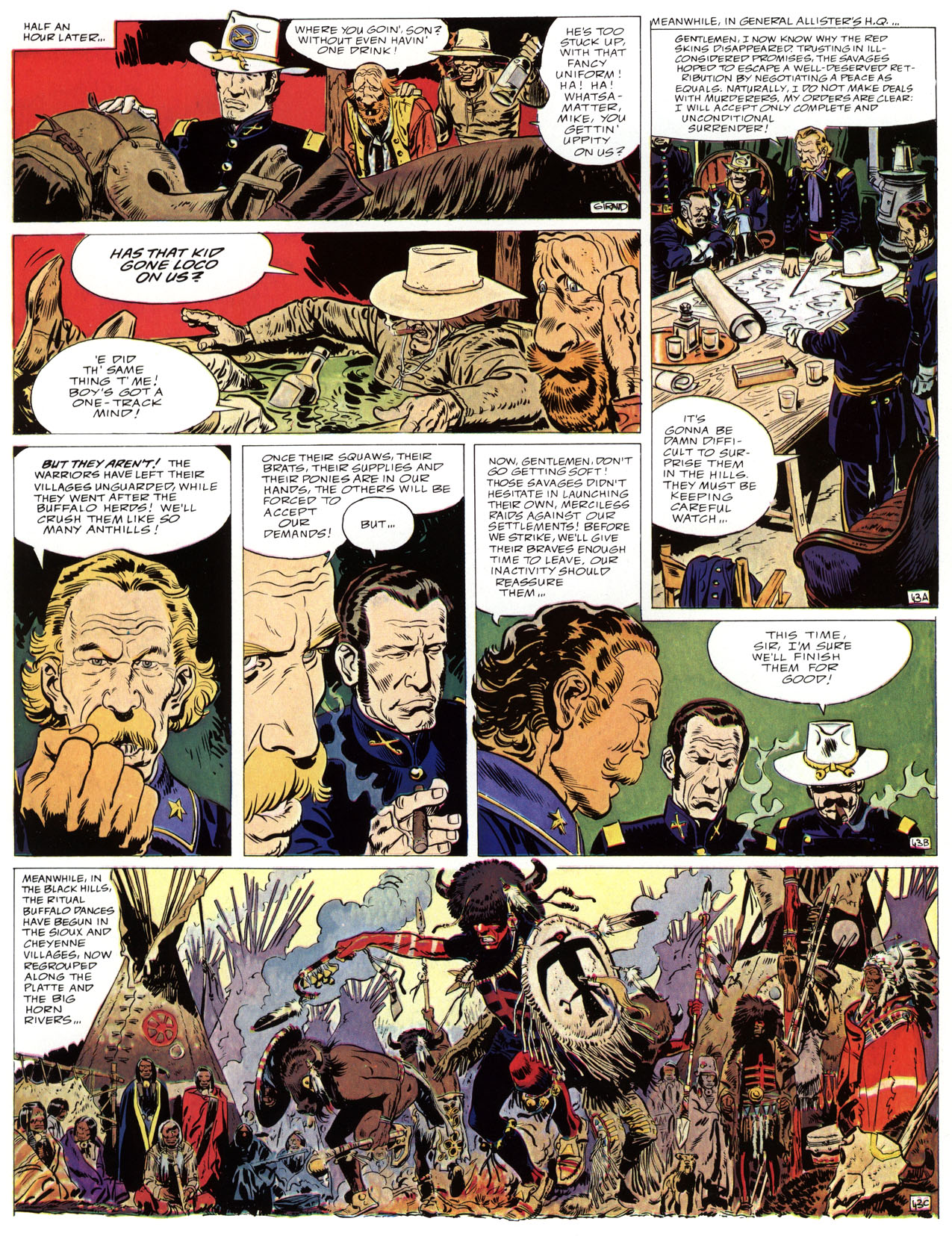 Read online Epic Graphic Novel: Lieutenant Blueberry comic -  Issue #3 - 47