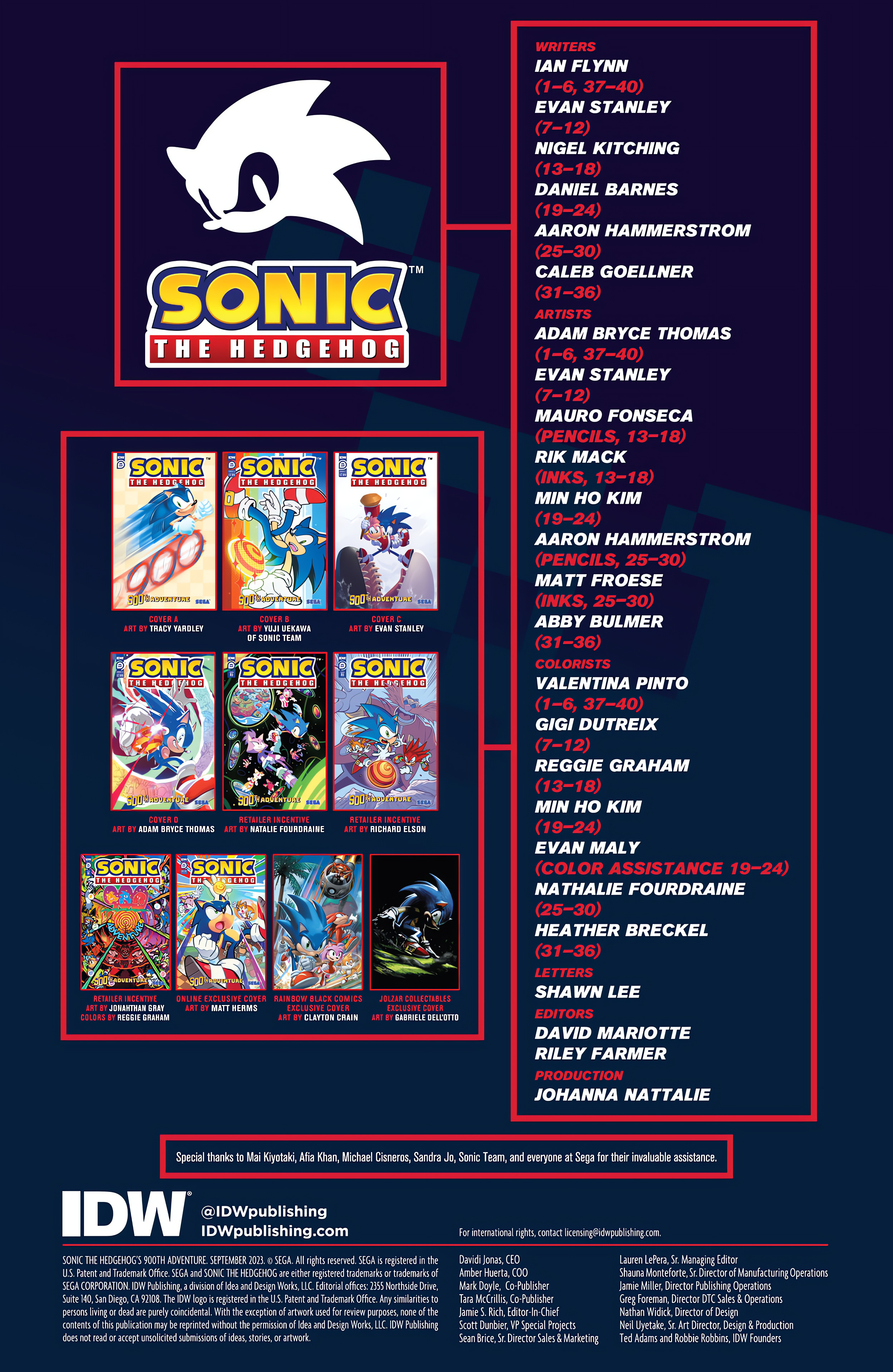 Read online Sonic the Hedgehog’s 900th Adventure comic -  Issue # Full - 2