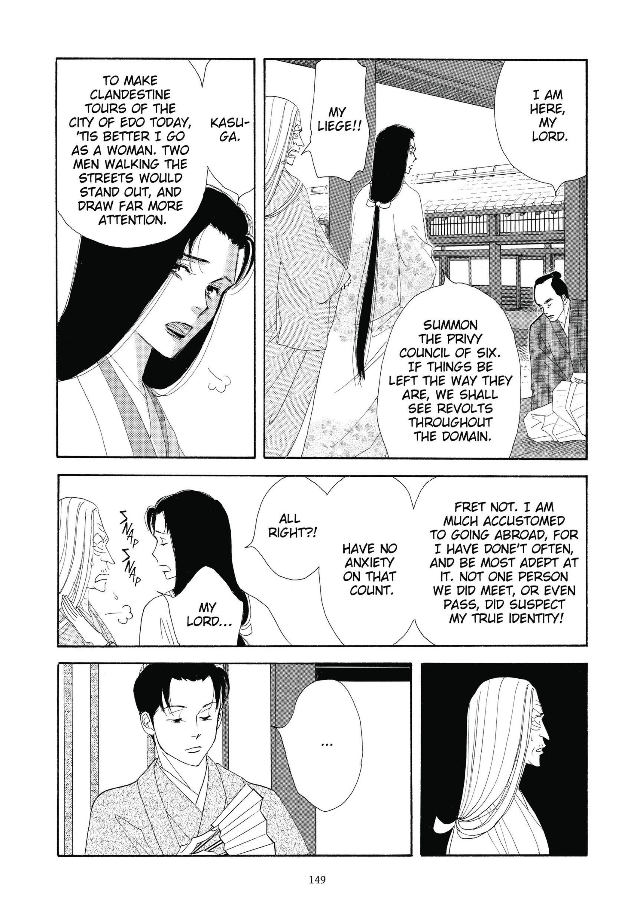 Read online Ōoku: The Inner Chambers comic -  Issue # TPB 3 - 149