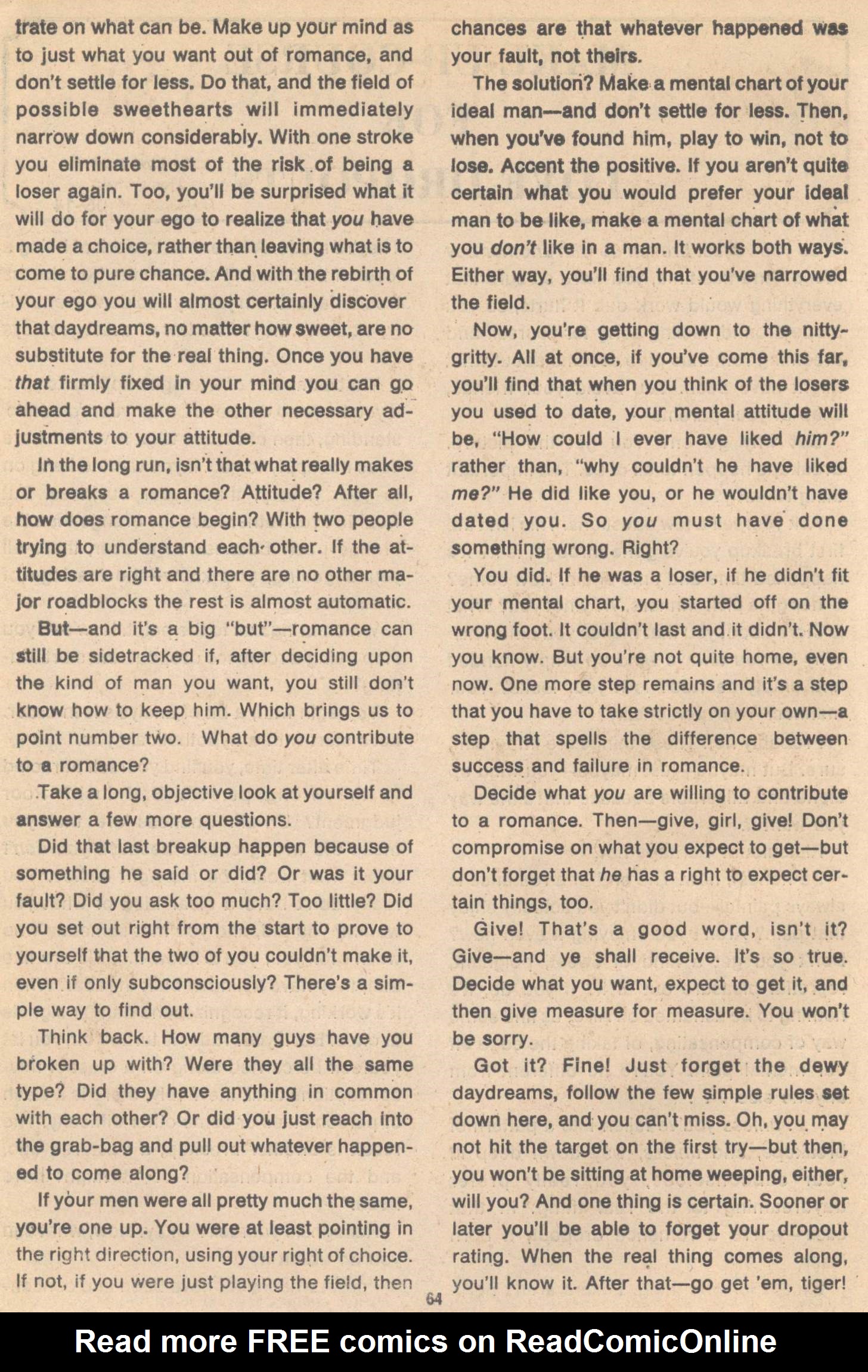 Read online Young Romance comic -  Issue #197 - 64